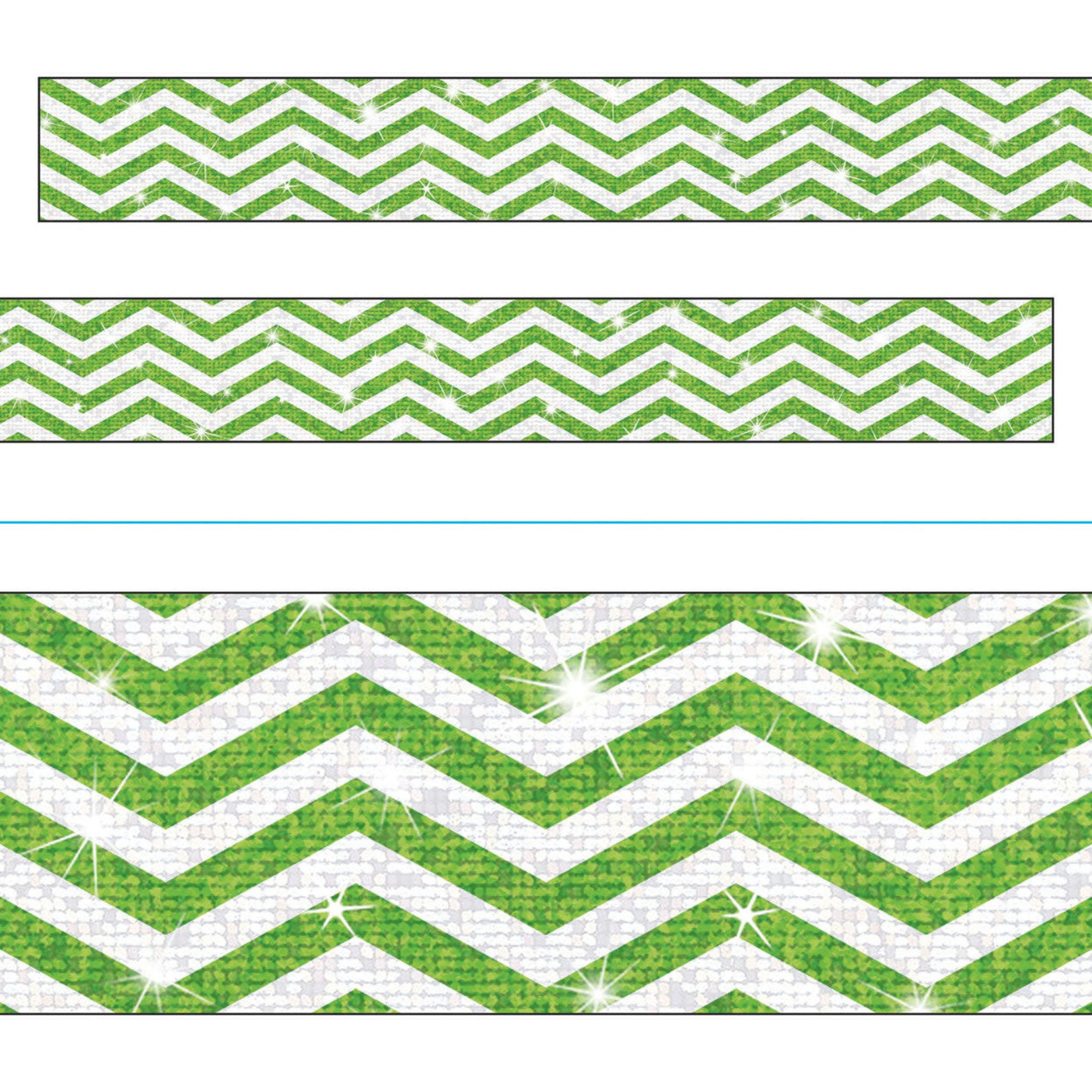 TREND ENTERPRISES INC Looking Sharp Lime Sparkle Plus Bolder Borders®