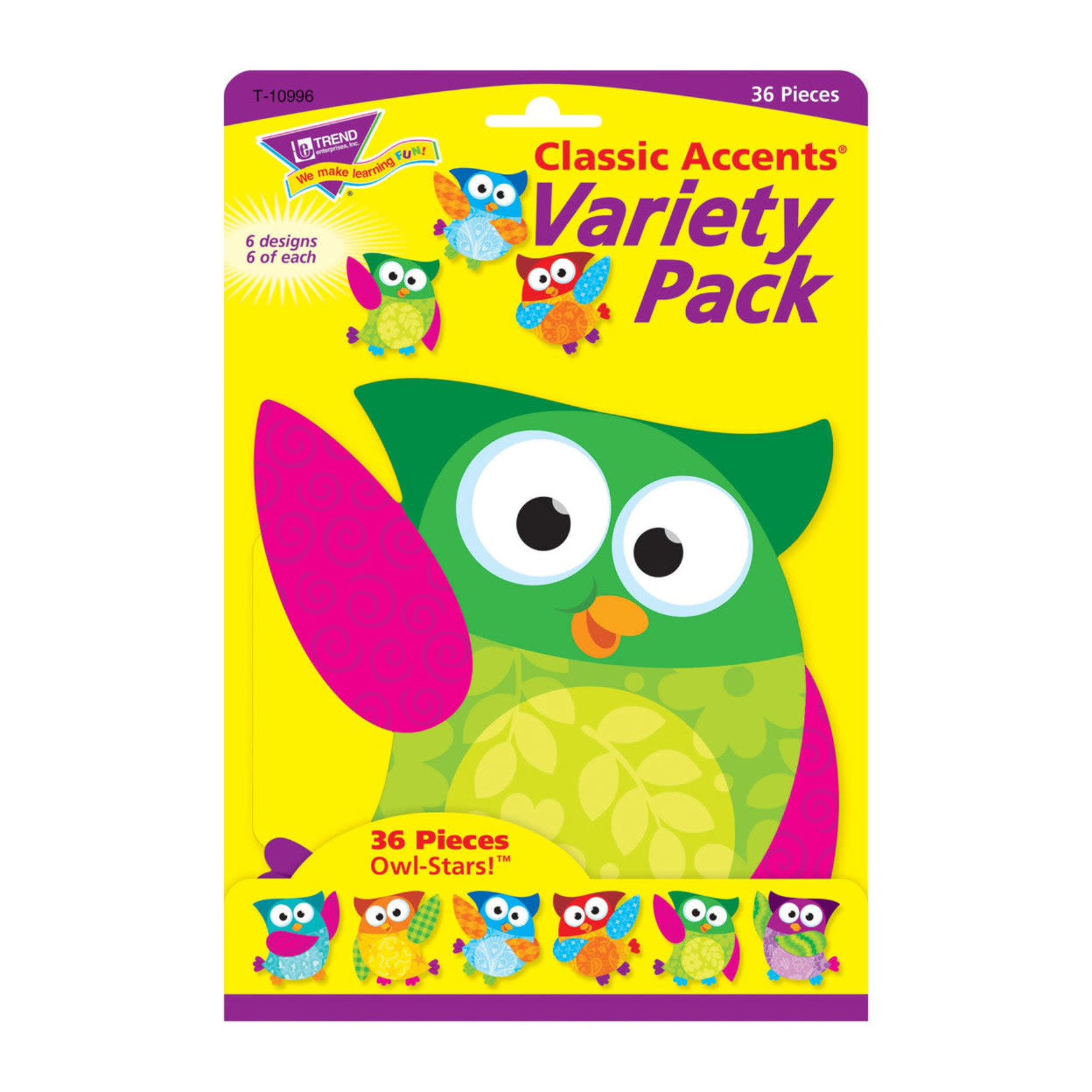 TREND ENTERPRISES INC Owl-Stars!® Classic Accents® Variety Pack