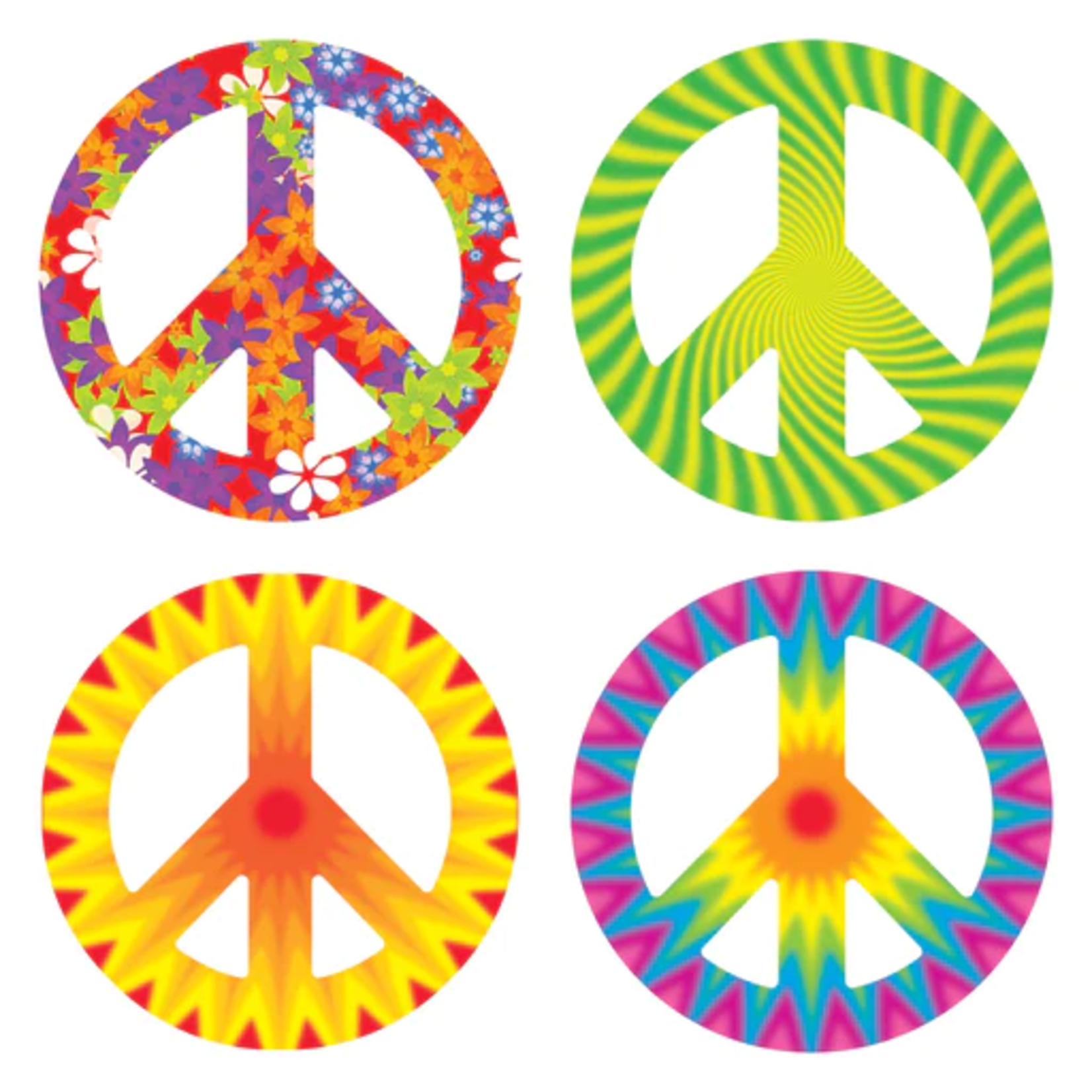 TREND ENTERPRISES INC Peace Signs Patterns Classic Accents® Variety Pack