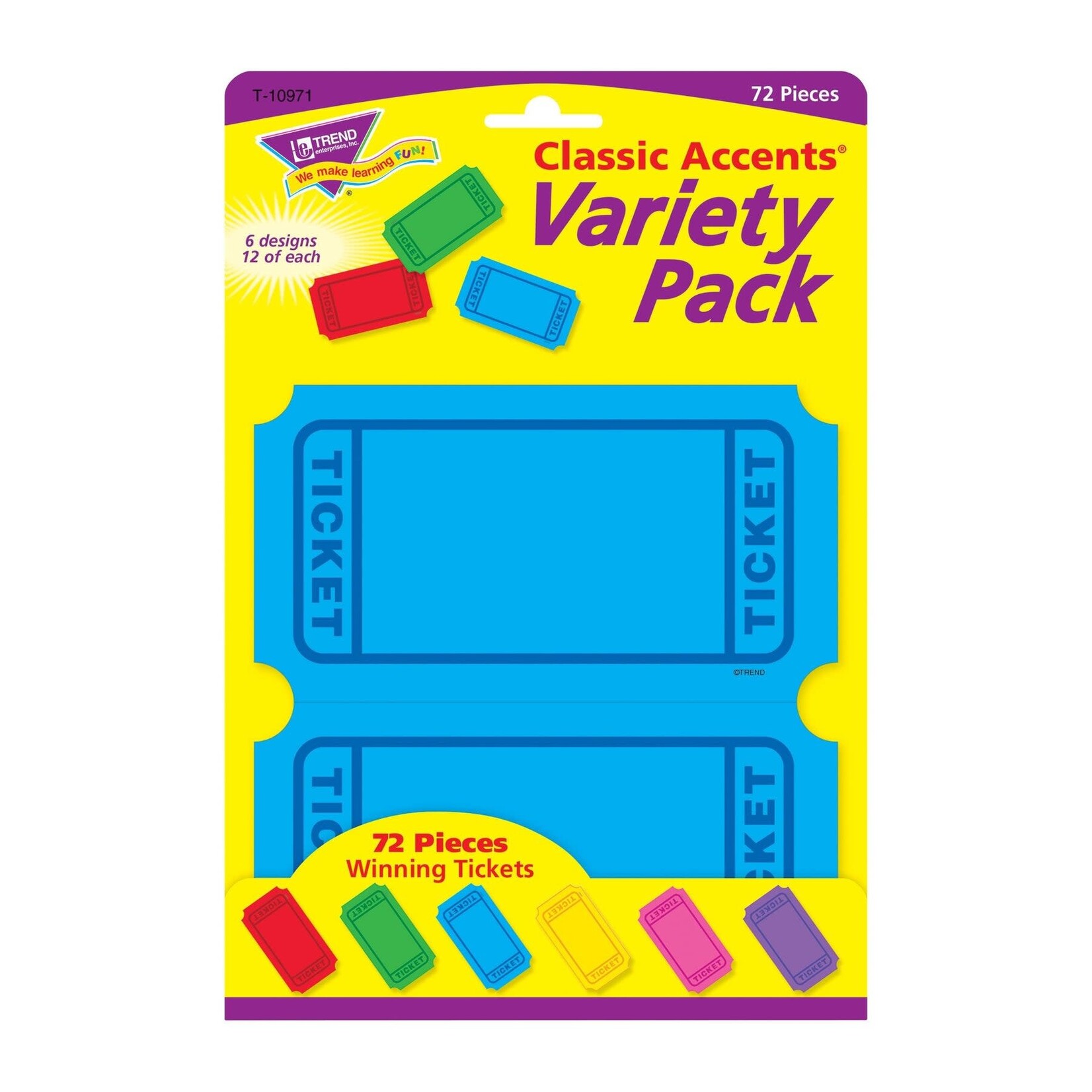 TREND ENTERPRISES INC Winning Tickets Classic Accents® Variety Pack