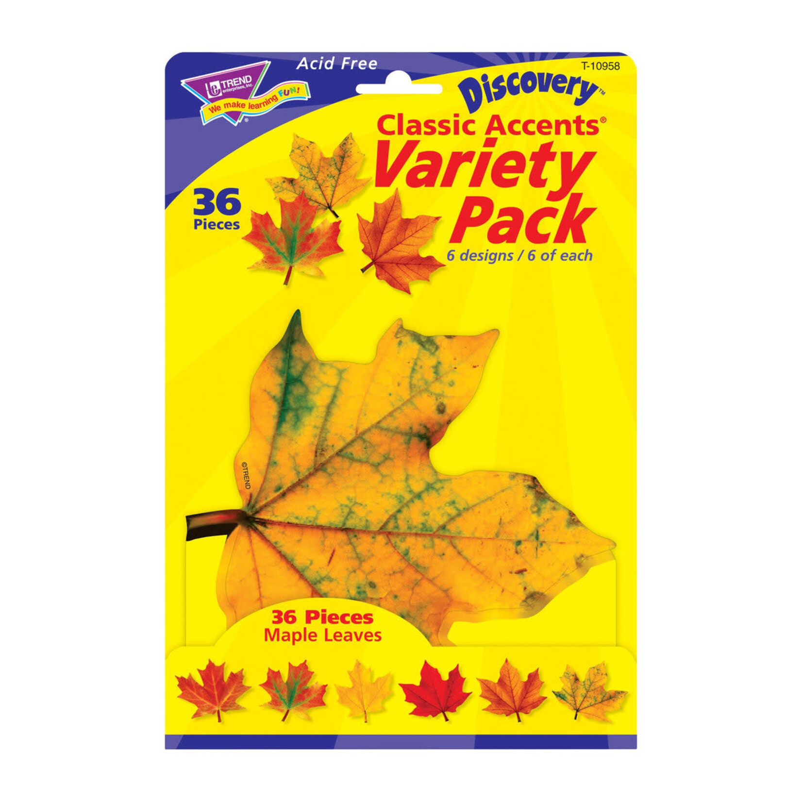 TREND ENTERPRISES INC Maple Leaves Classic Accents® Variety Pack