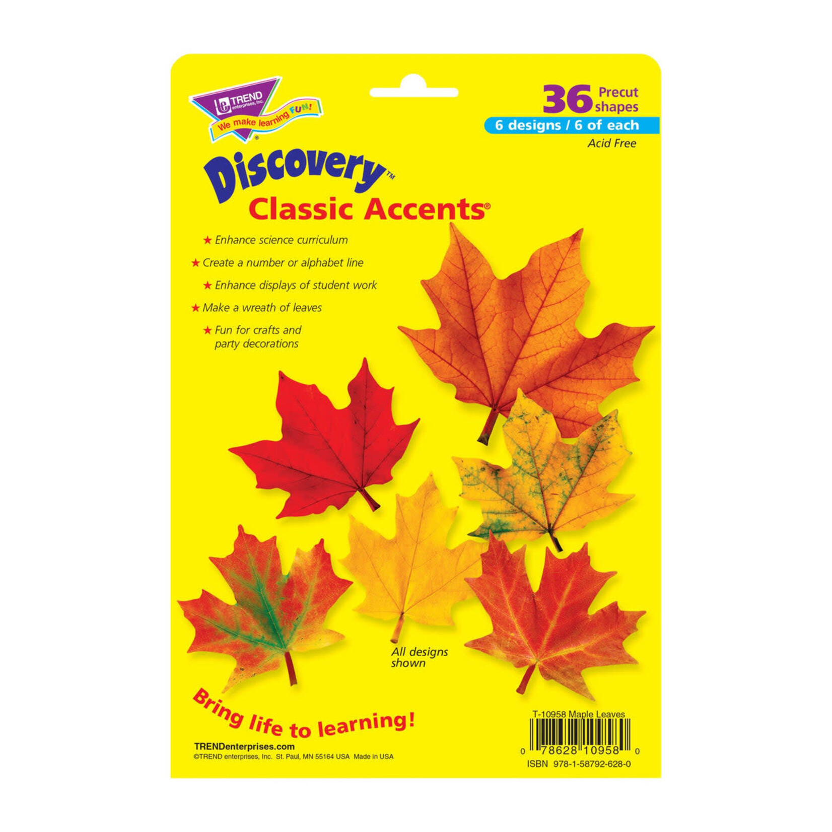 TREND ENTERPRISES INC Maple Leaves Classic Accents® Variety Pack