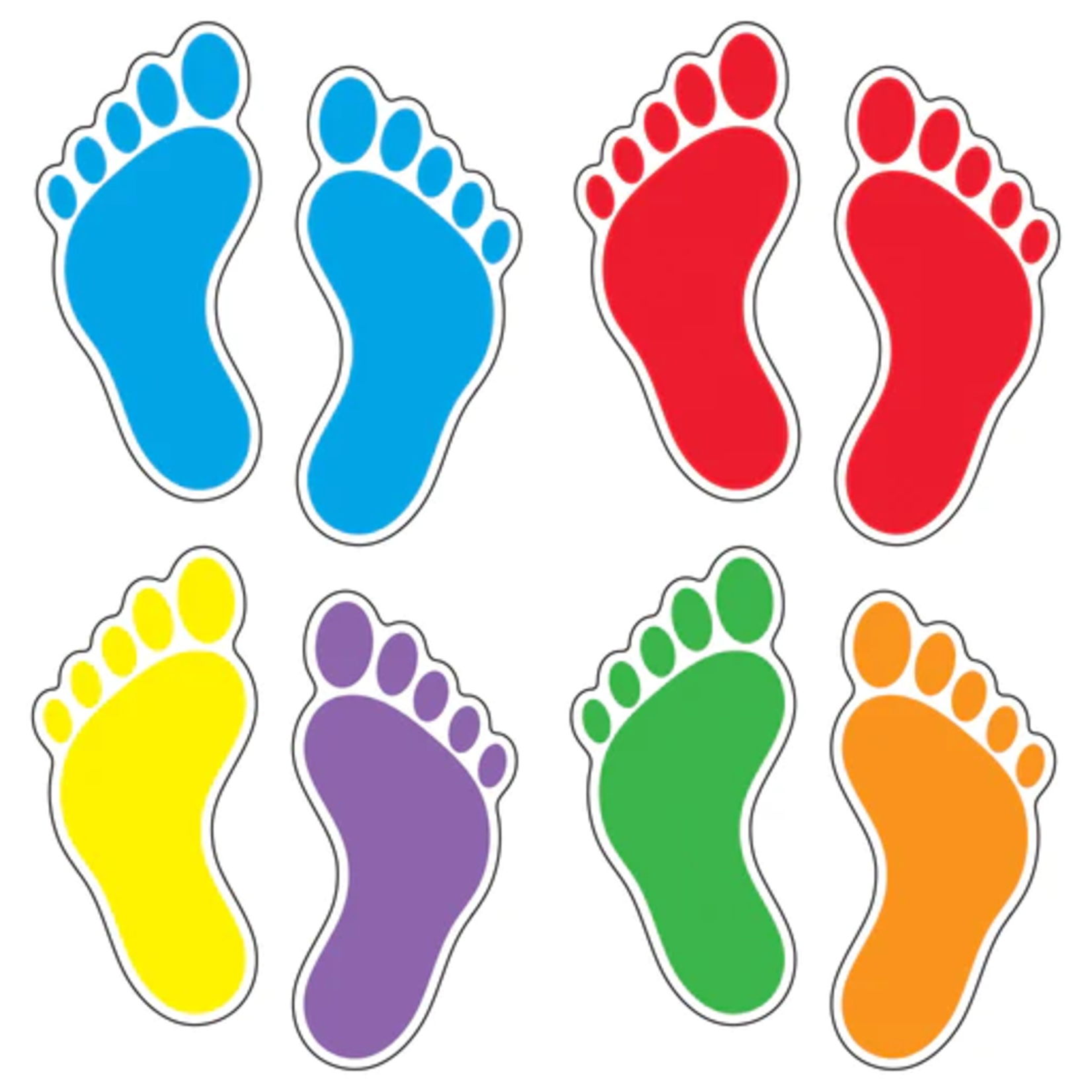 TREND ENTERPRISES INC Footprints Classic Accents Variety Pack