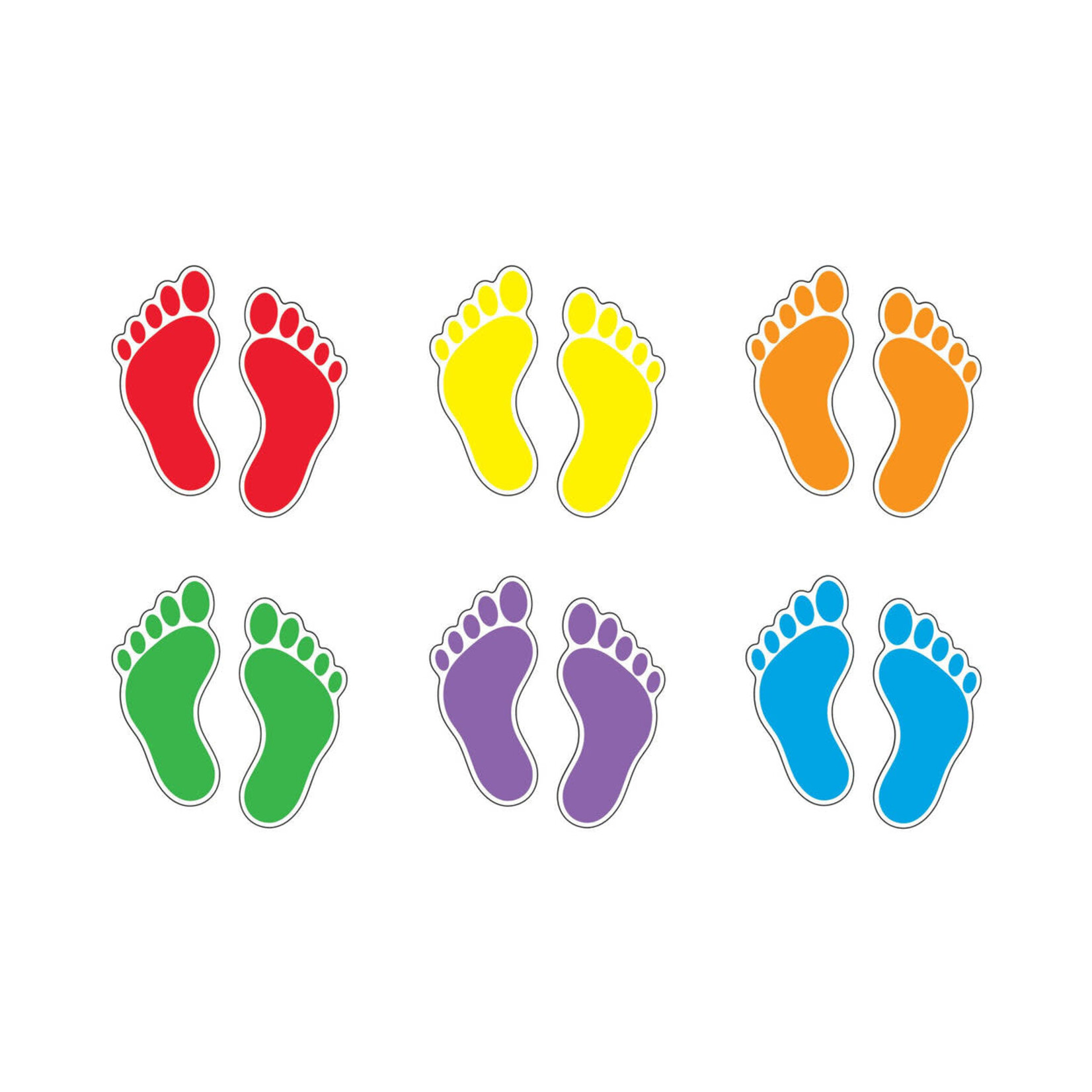 TREND ENTERPRISES INC Footprints Classic Accents Variety Pack