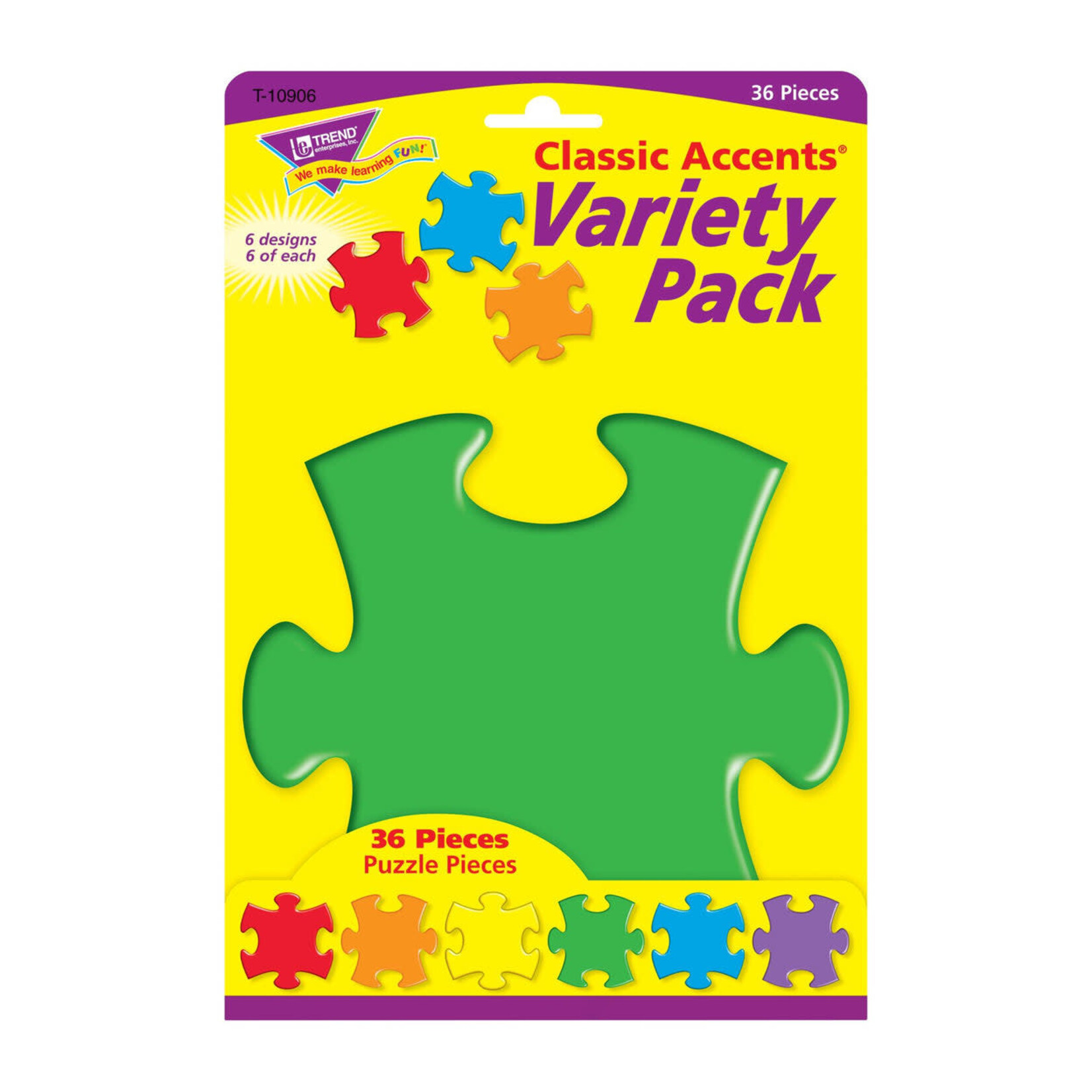 TREND ENTERPRISES INC Puzzle Pieces Classic Accents® Variety Pack