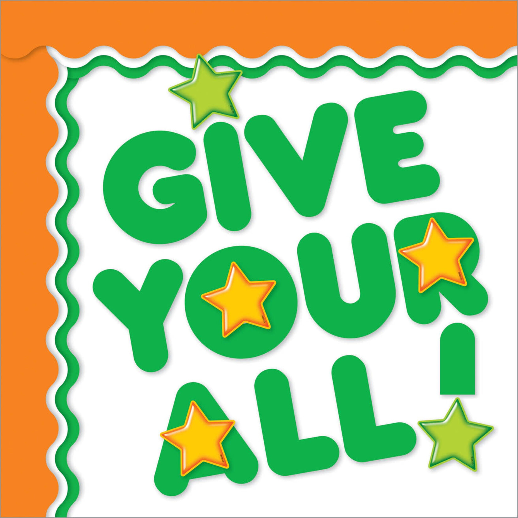 TREND ENTERPRISES INC Green 4-Inch Casual Uppercase Ready Letters®