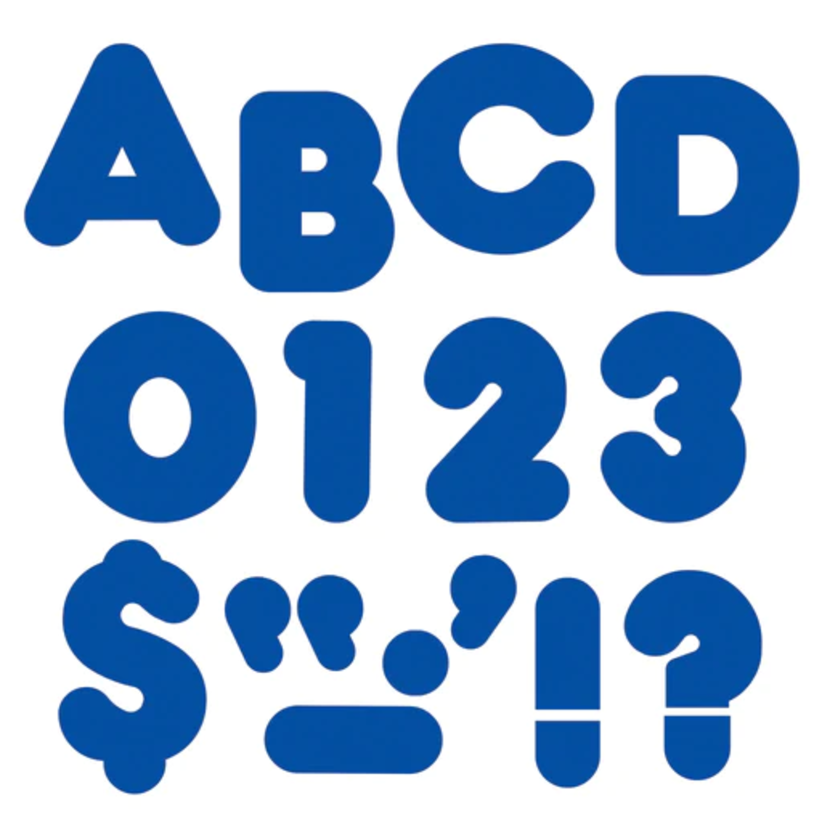 TREND ENTERPRISES INC Royal Blue 4-Inch Casual Uppercase Ready Letters®