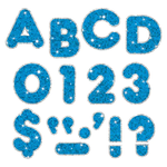 TREND ENTERPRISES INC Blue Sparkle Plus 2-Inch Casual Uppercase Ready Letters®