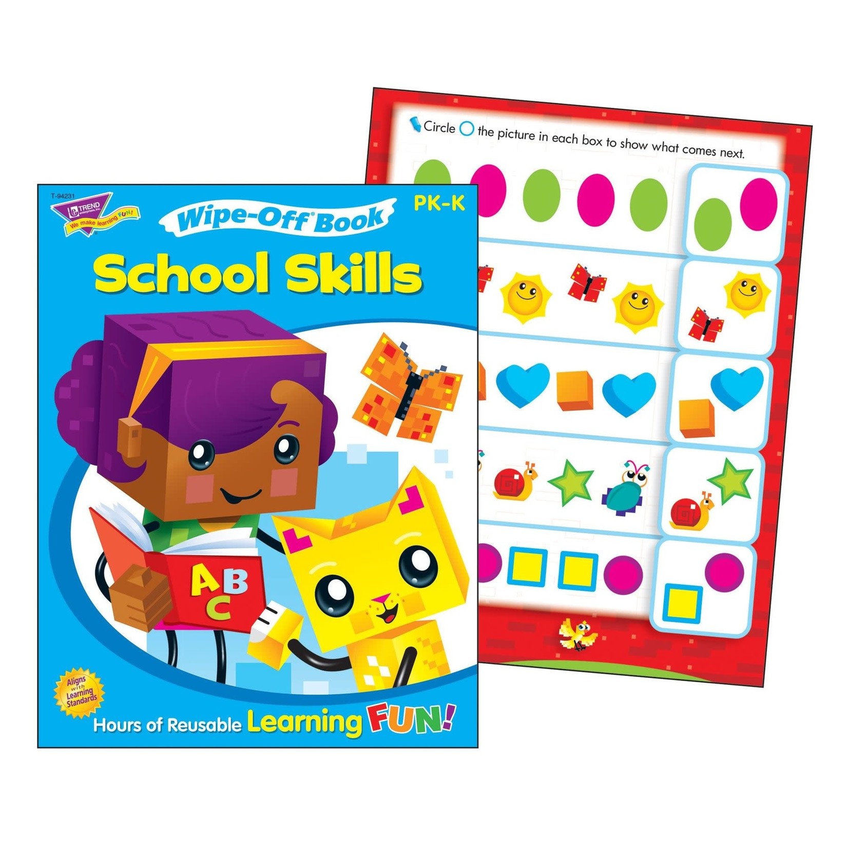 TREND ENTERPRISES INC School Skills Wipe-Off® Book