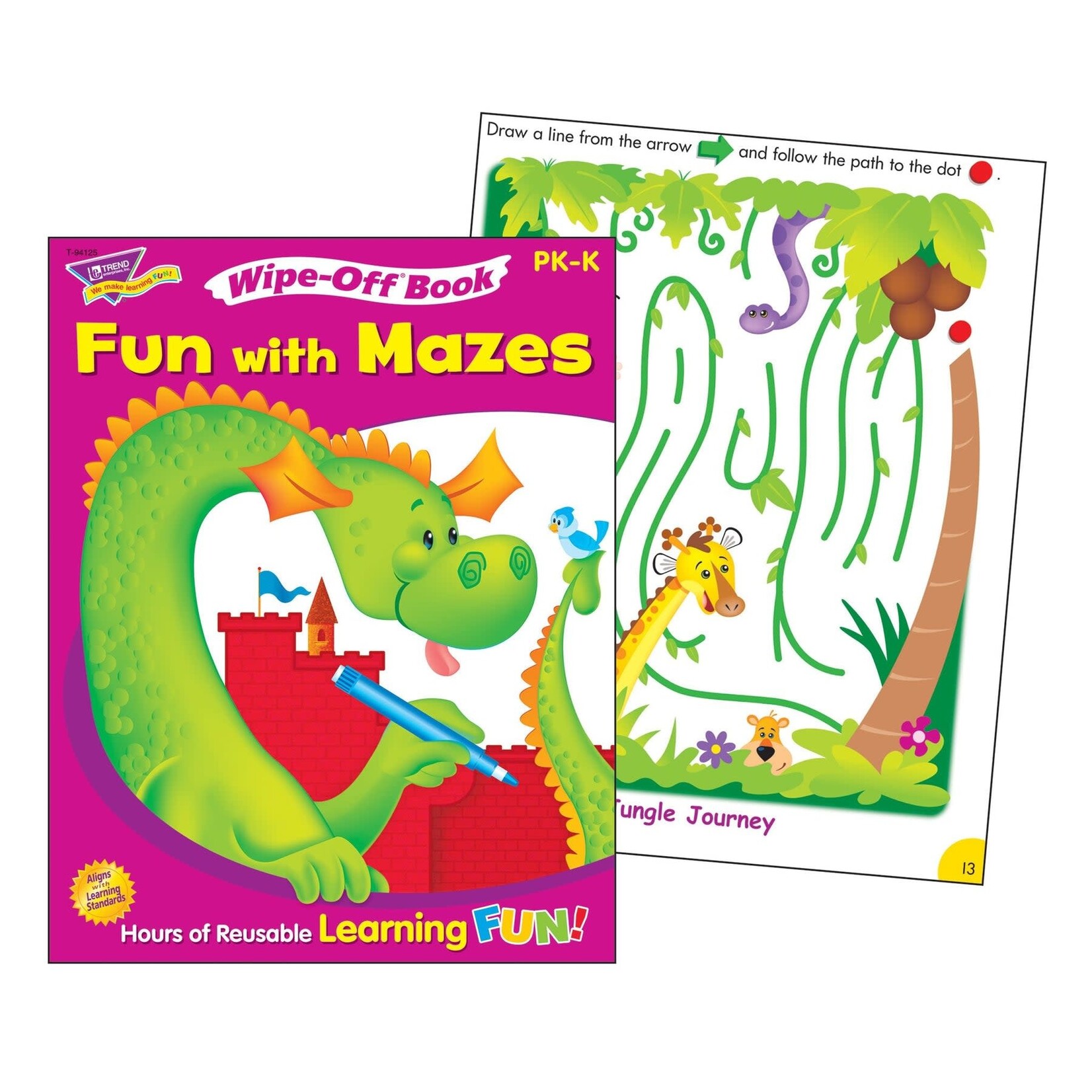 TREND ENTERPRISES INC Fun with Mazes Wipe-Off® Book