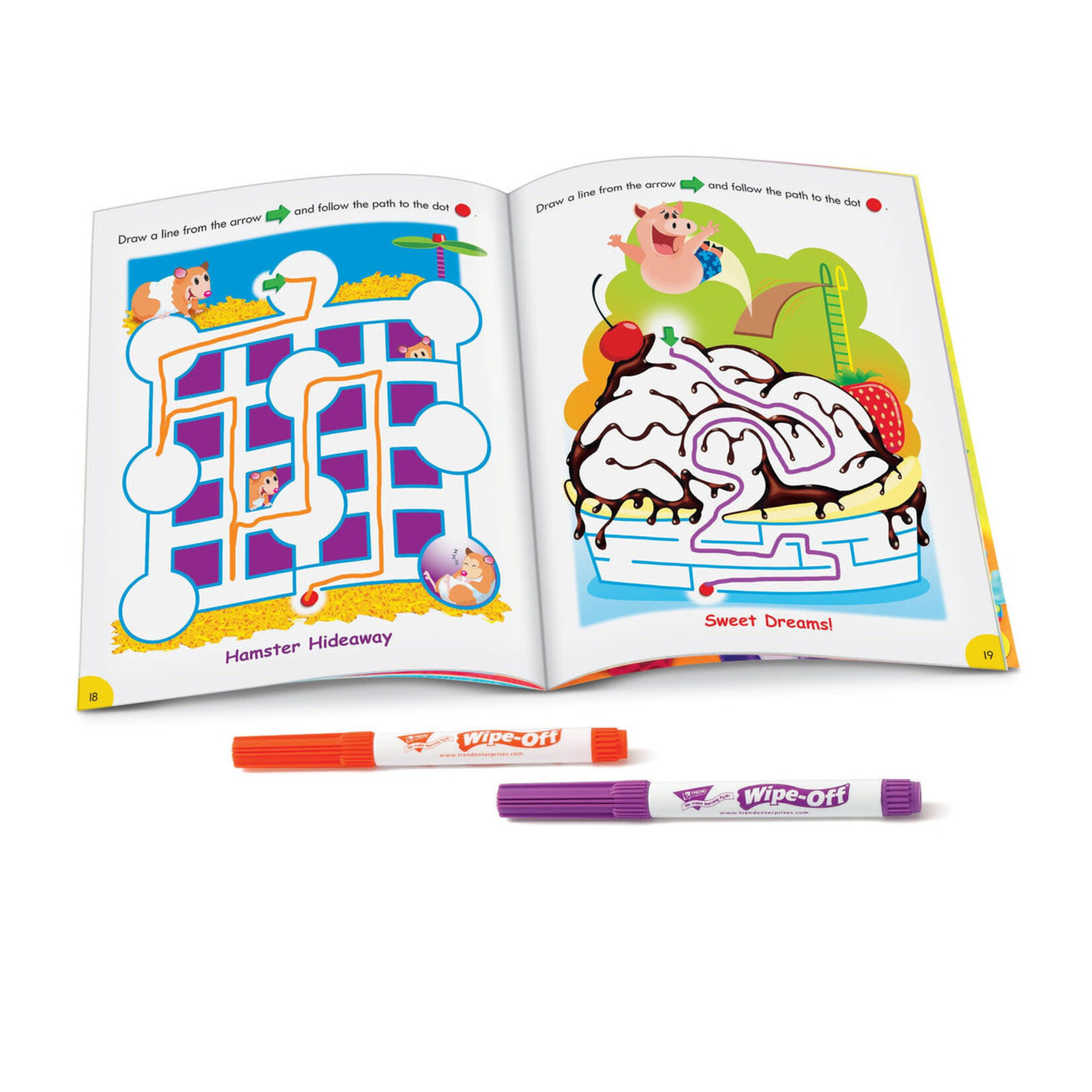 TREND ENTERPRISES INC Fun with Mazes Wipe-Off® Book