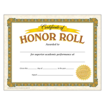 TREND ENTERPRISES INC Honor Roll Classic Certificates