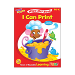 TREND ENTERPRISES INC I Can Print Standard Manuscript Wipe-Off Book