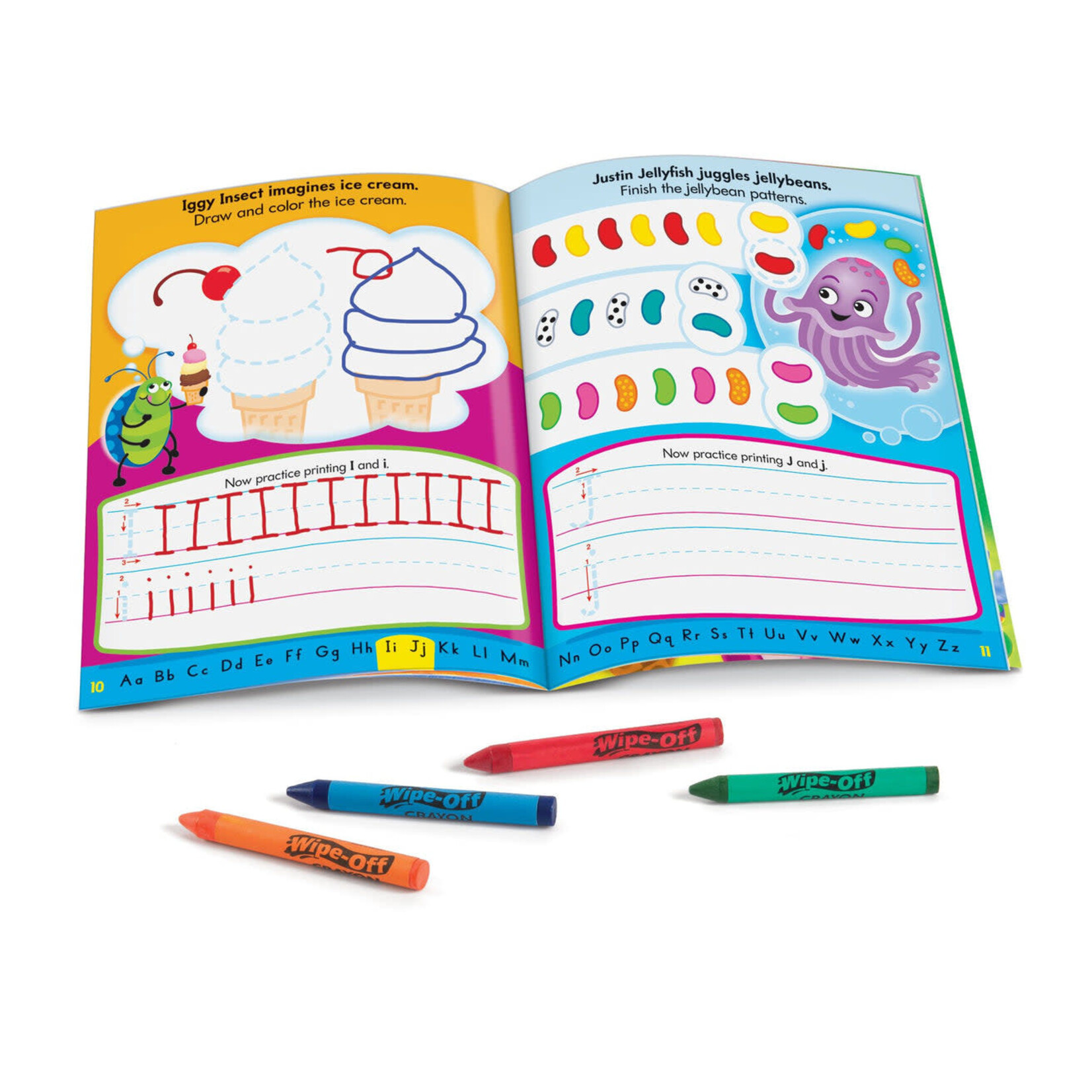 TREND ENTERPRISES INC I Can Print Standard Manuscript Wipe-Off® Book
