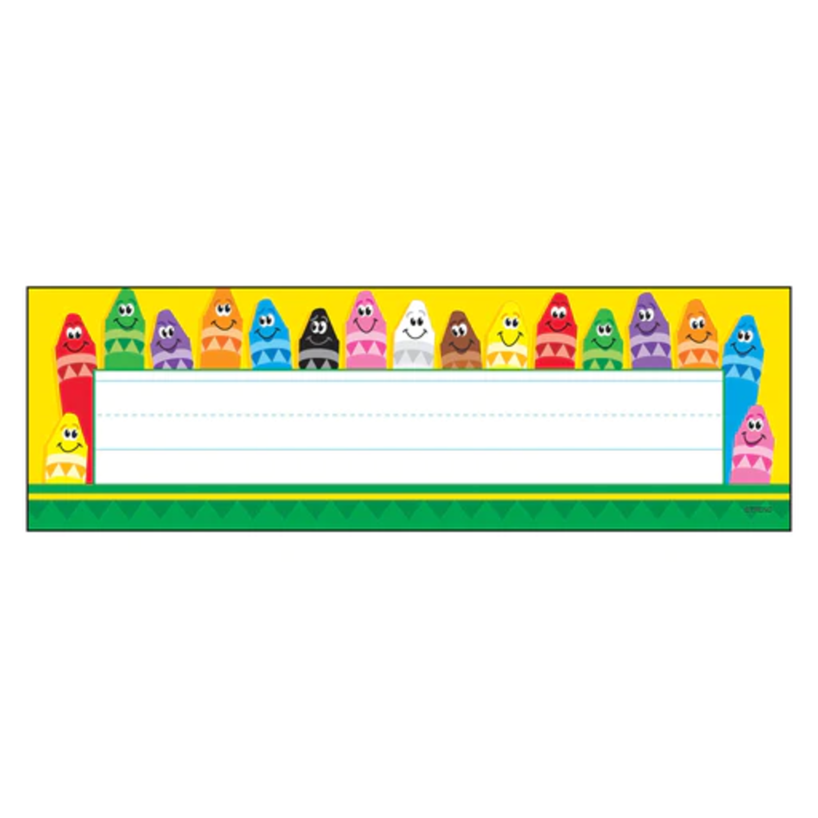 TREND ENTERPRISES INC Colorful Crayons Desk Toppers® Name Plates