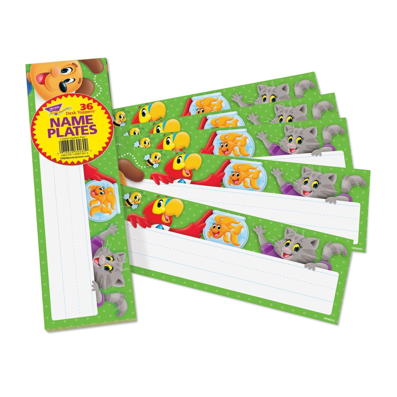 TREND ENTERPRISES INC Playtime Pals™ Desk Toppers® Name Plates