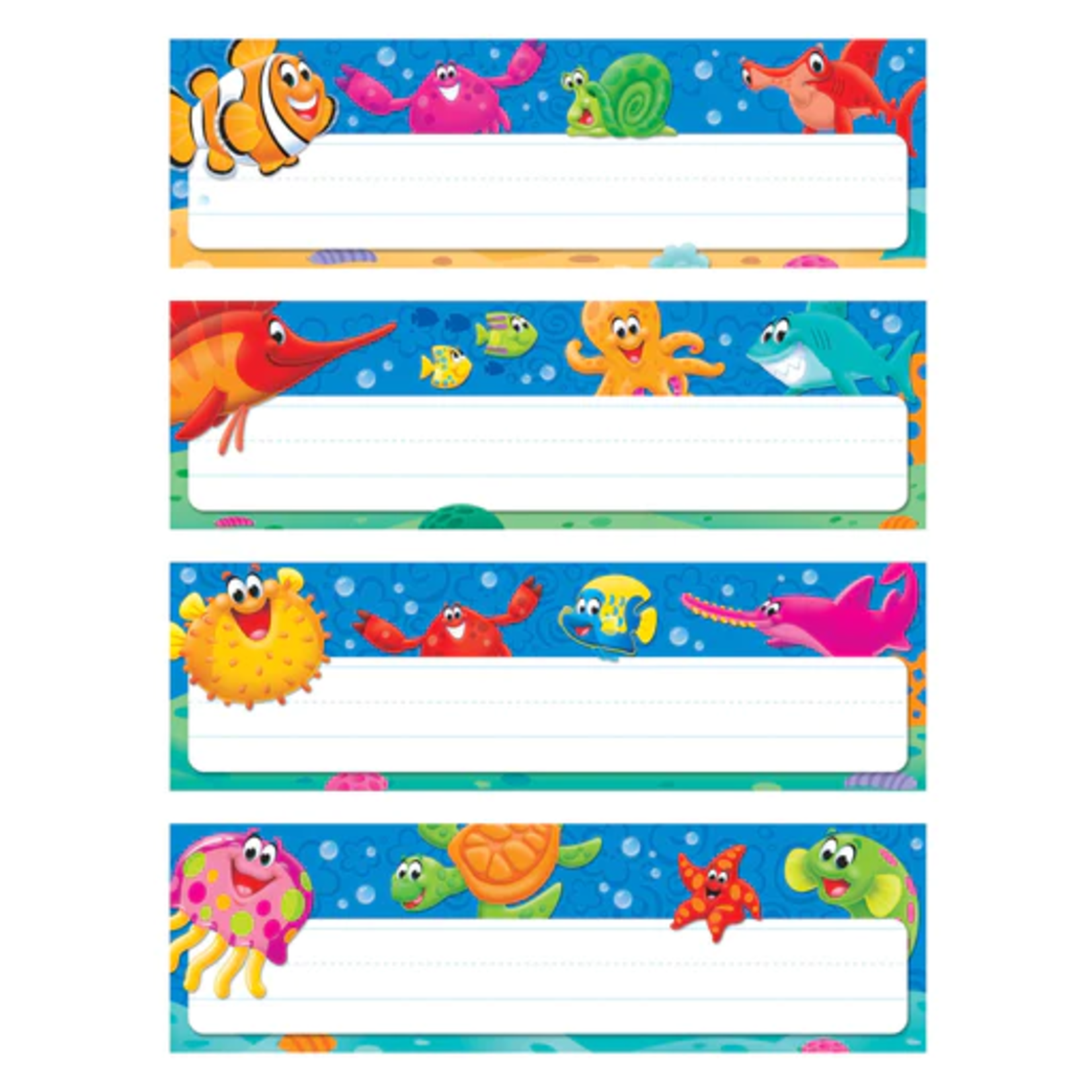 TREND ENTERPRISES INC Sea Buddies® Desk Toppers® Name Plates Variety Pack