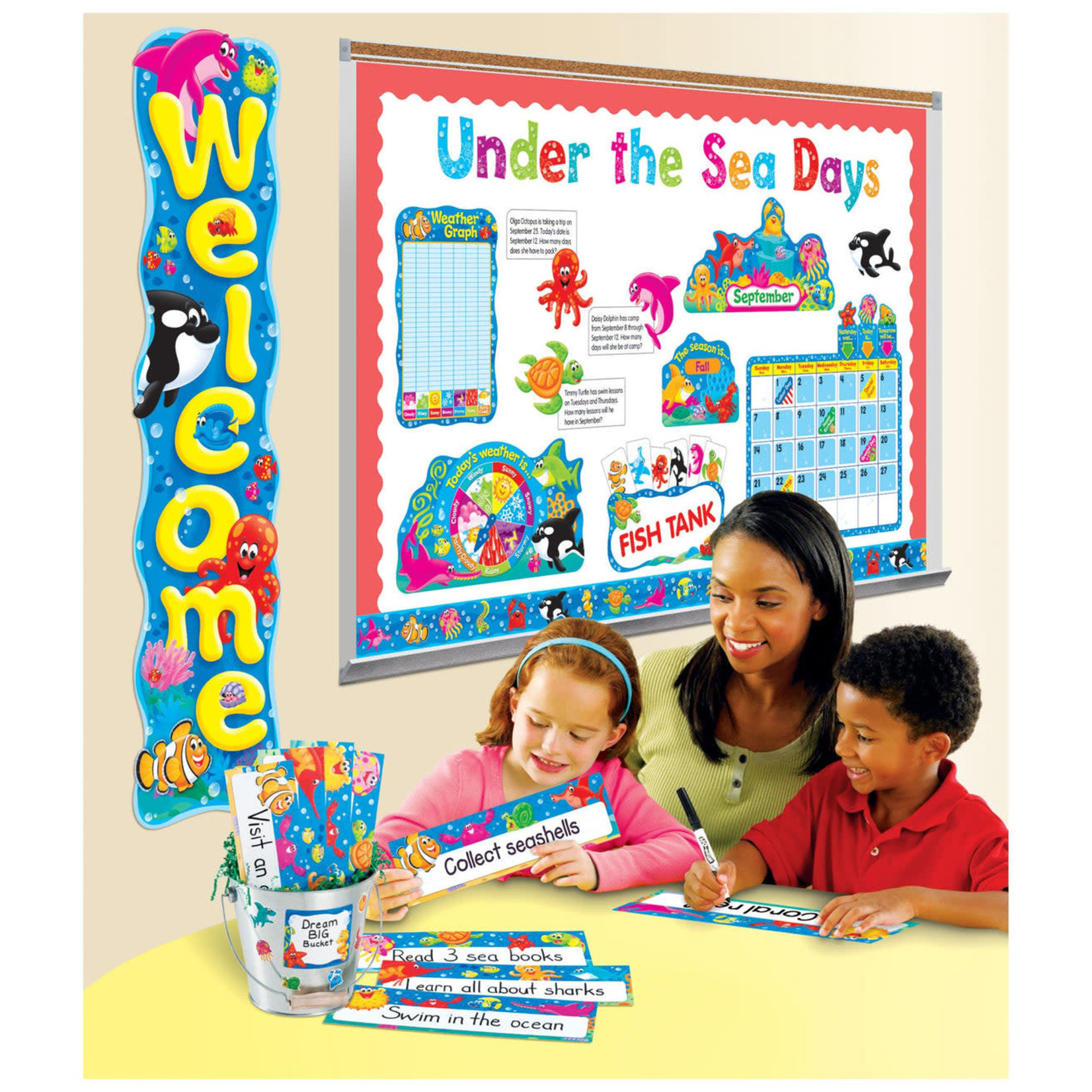 TREND ENTERPRISES INC Sea Buddies® Desk Toppers® Name Plates Variety Pack