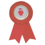 Teacher, Special People Rosettes With Ribbon, Red