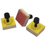 READY 2 LEARN Analog Clock Stamps - Set of 3
