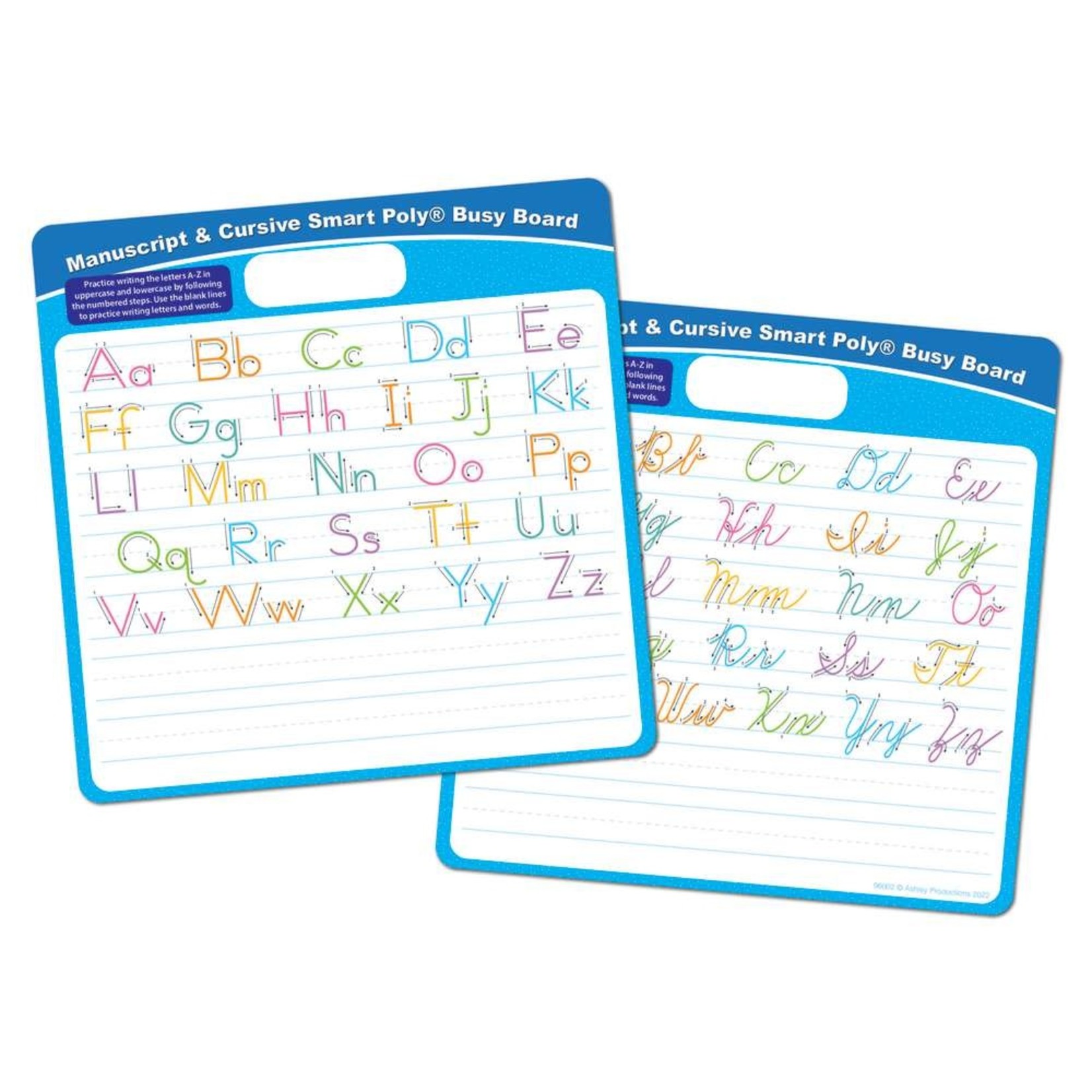 ASHLEY INCORPORATED Smart Poly® Busy Boards, Manuscript/Cursive