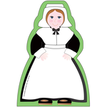 Large Notepad - Pilgrim Girl