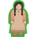 Mini Notepad - Native American Girl
