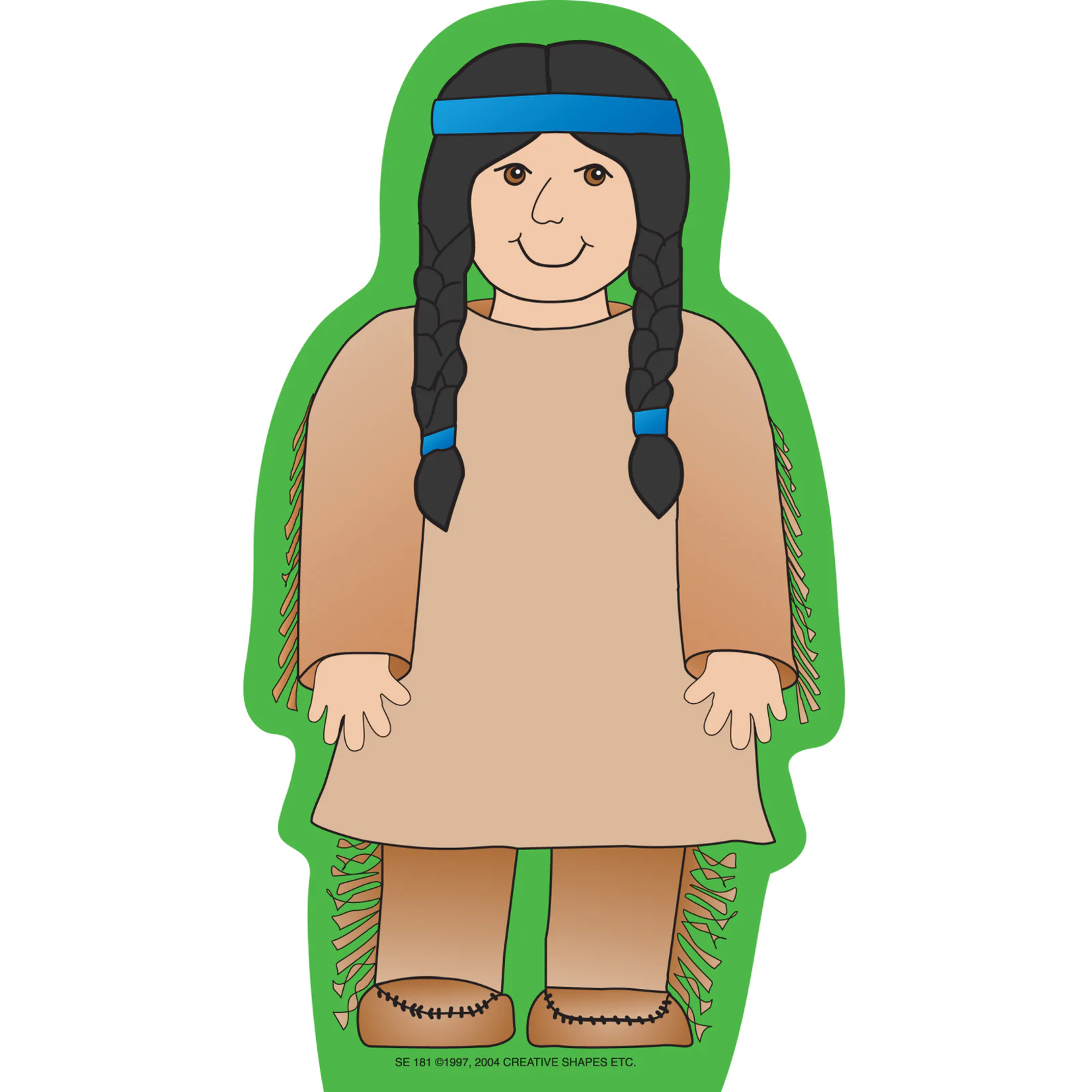 Large Notepad - Native American Boy