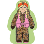 Mini Notepad - Camo Girl