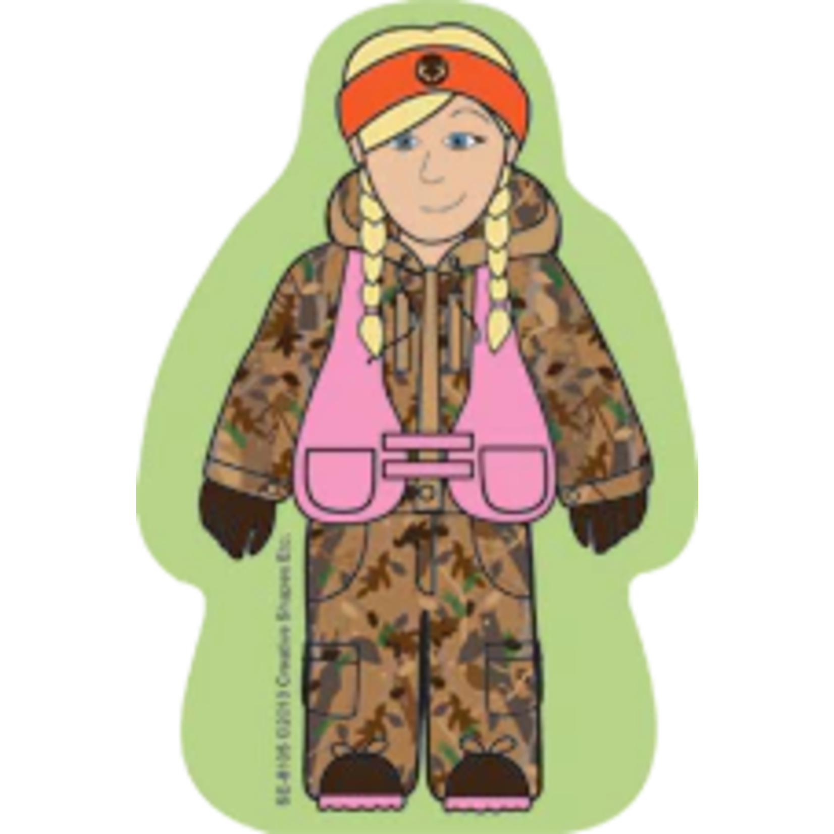 Mini Notepad - Camo Girl