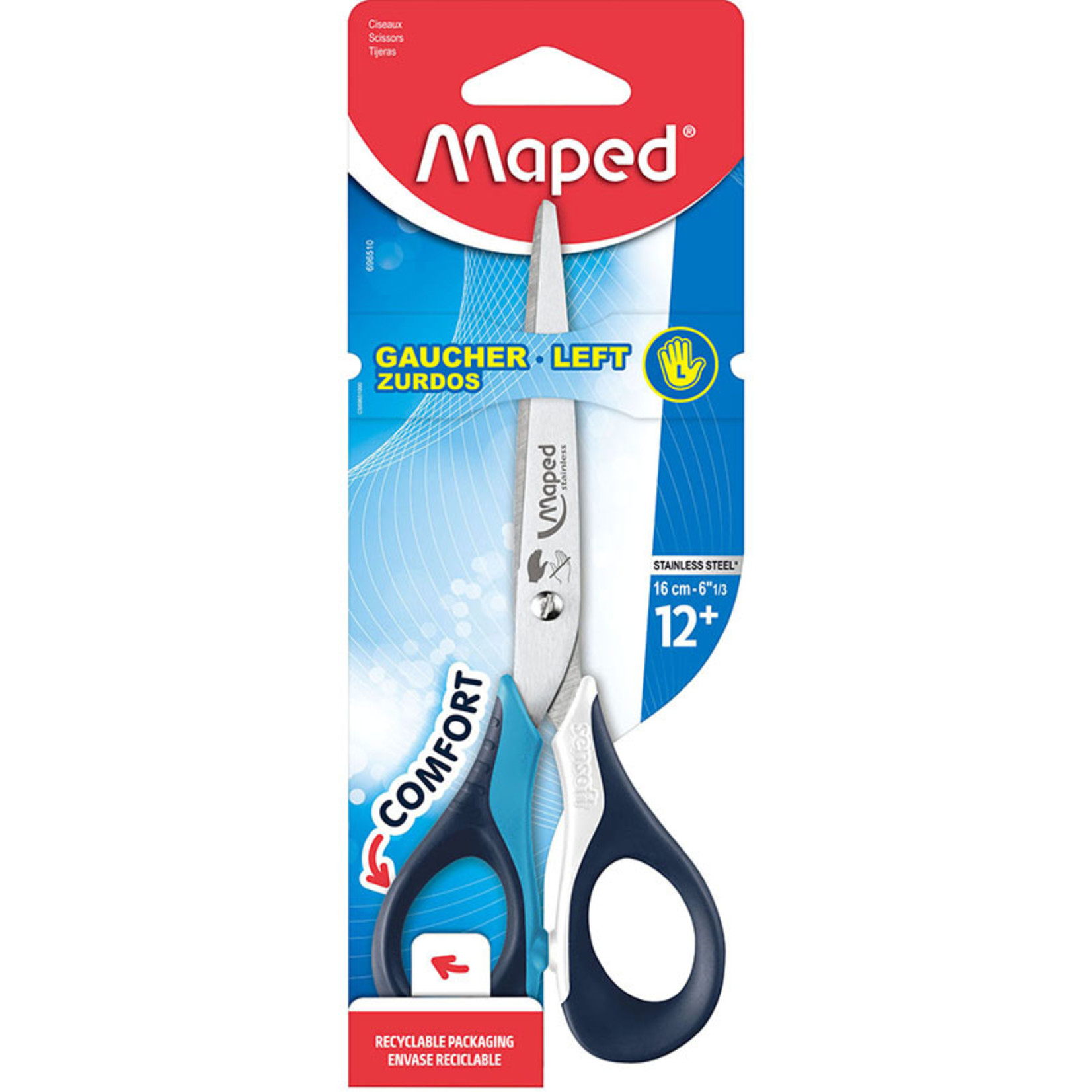 6.3" Sensoft Scissors Left Handed