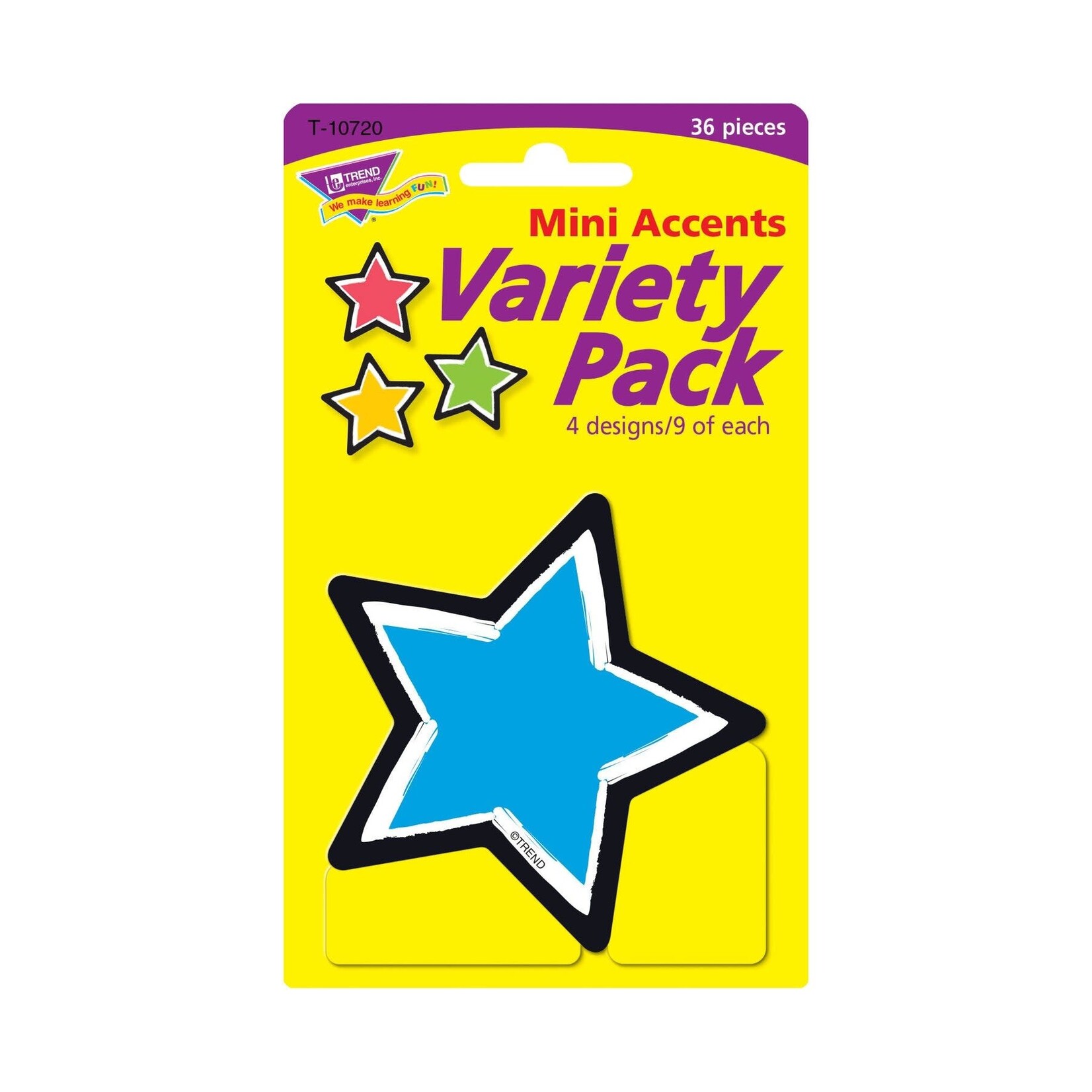 TREND ENTERPRISES INC Bold Strokes Stars Mini Accents Variety Pack