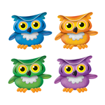 TREND ENTERPRISES INC Bright Owls Mini Accents Variety Pack