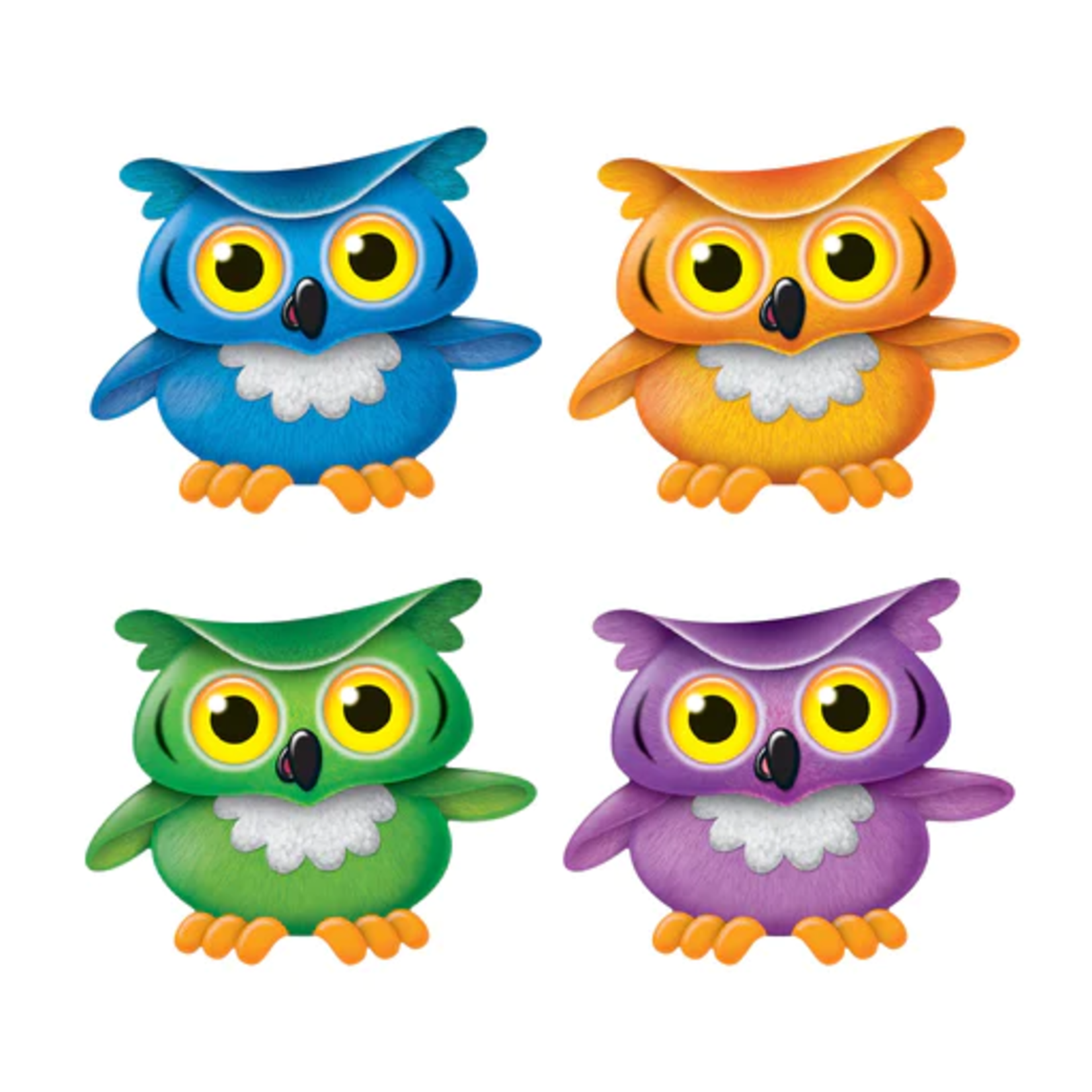 TREND ENTERPRISES INC Bright Owls Mini Accents Variety Pack