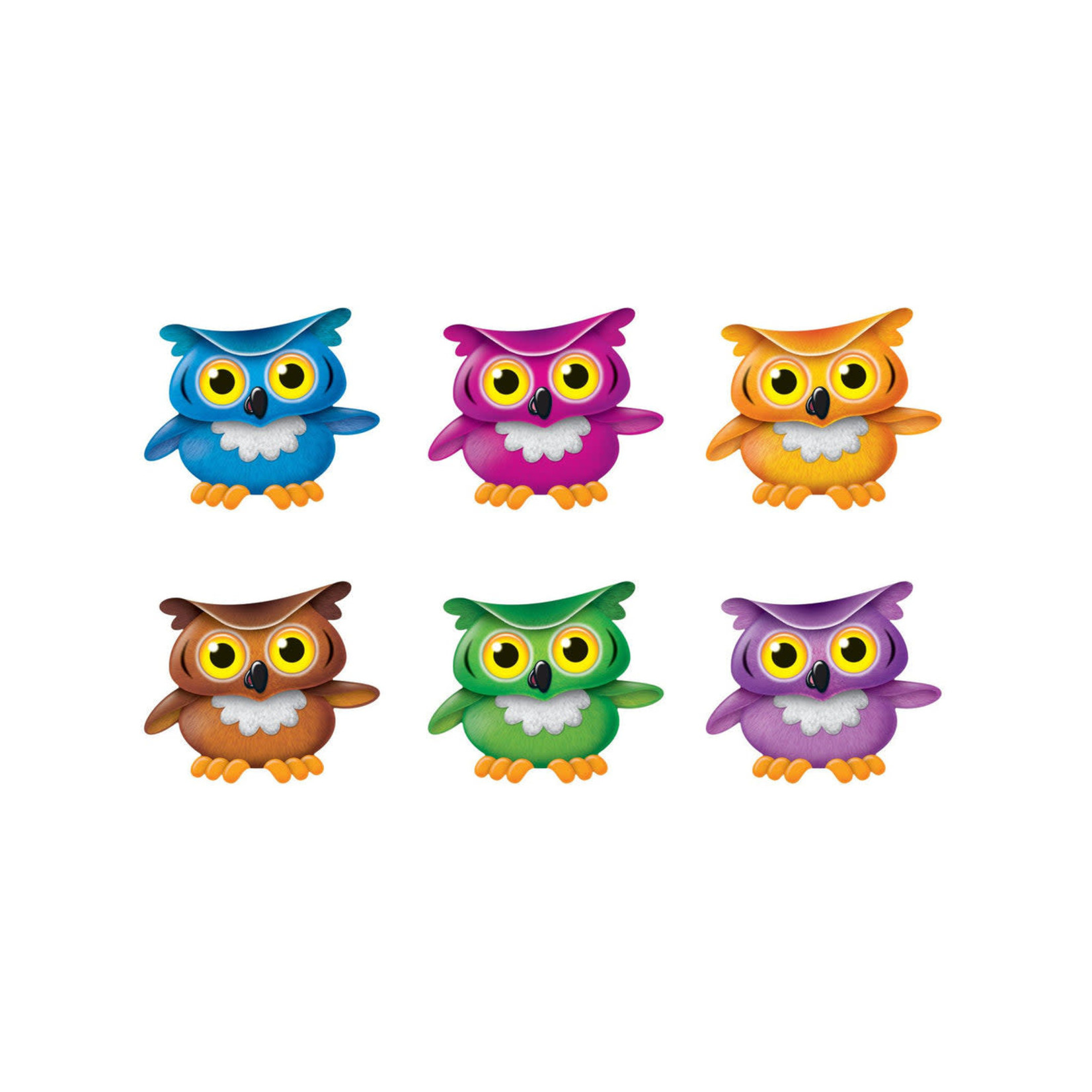 TREND ENTERPRISES INC Bright Owls Mini Accents Variety Pack
