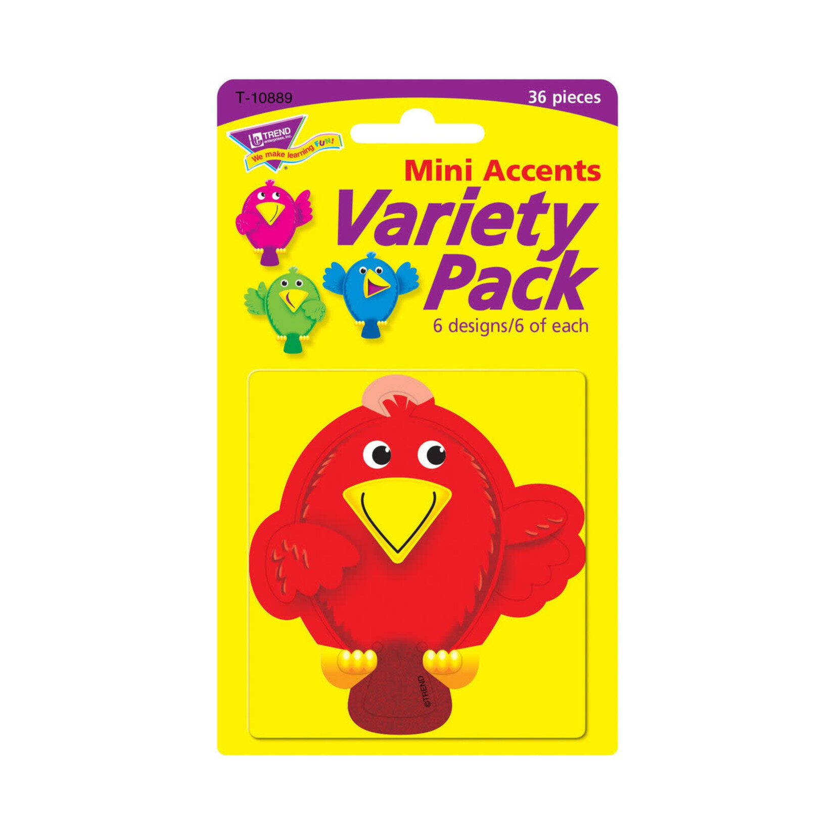 TREND ENTERPRISES INC Busy Birds Mini Accents Variety Pack