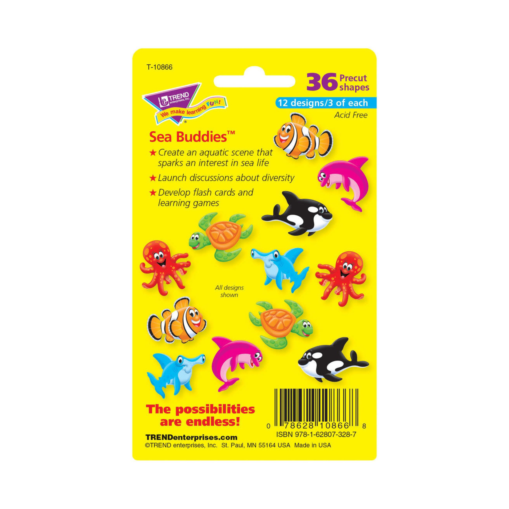 TREND ENTERPRISES INC Sea Buddies® Mini Accents Variety Pack