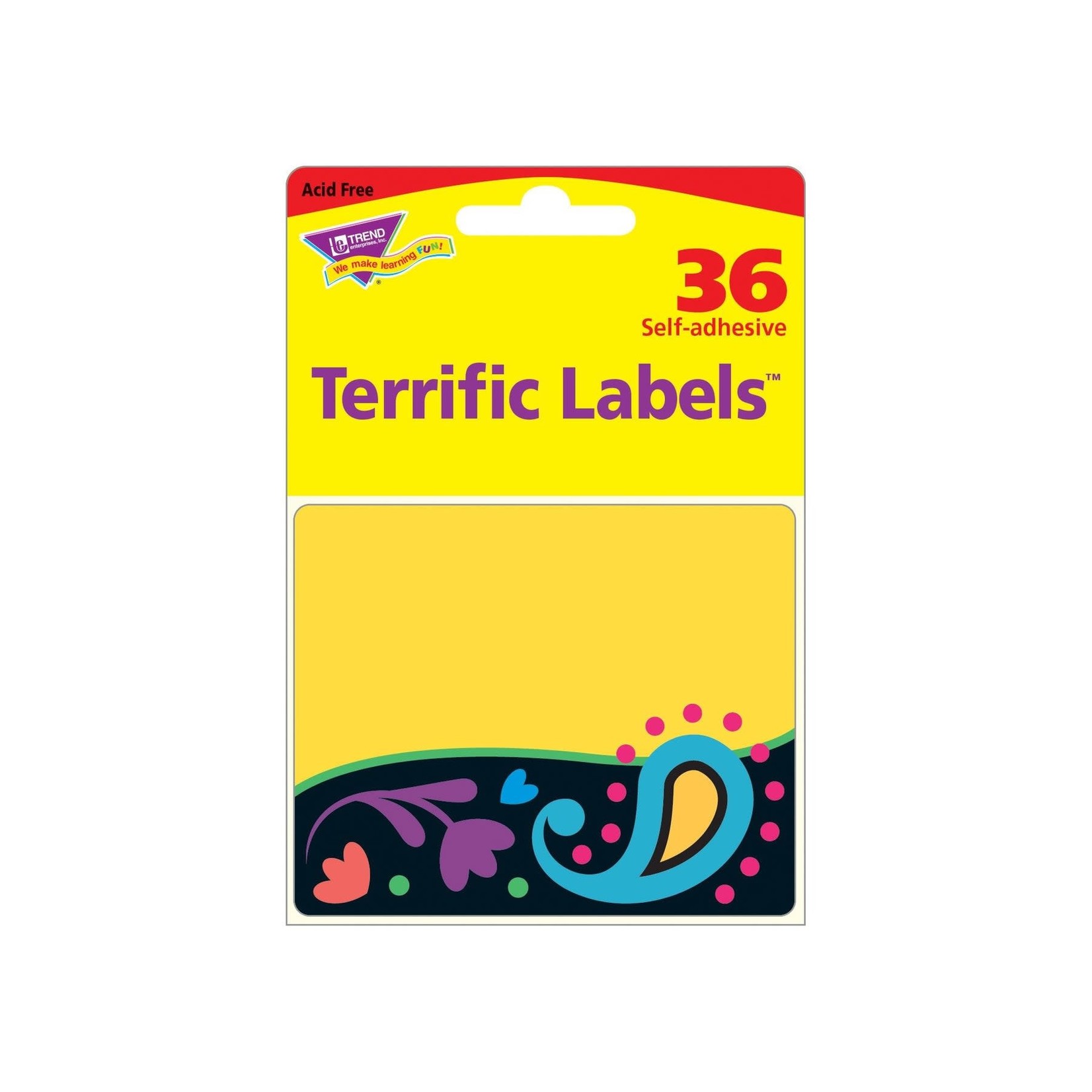 TREND ENTERPRISES INC Perfectly Paisley Terrific Labels™
