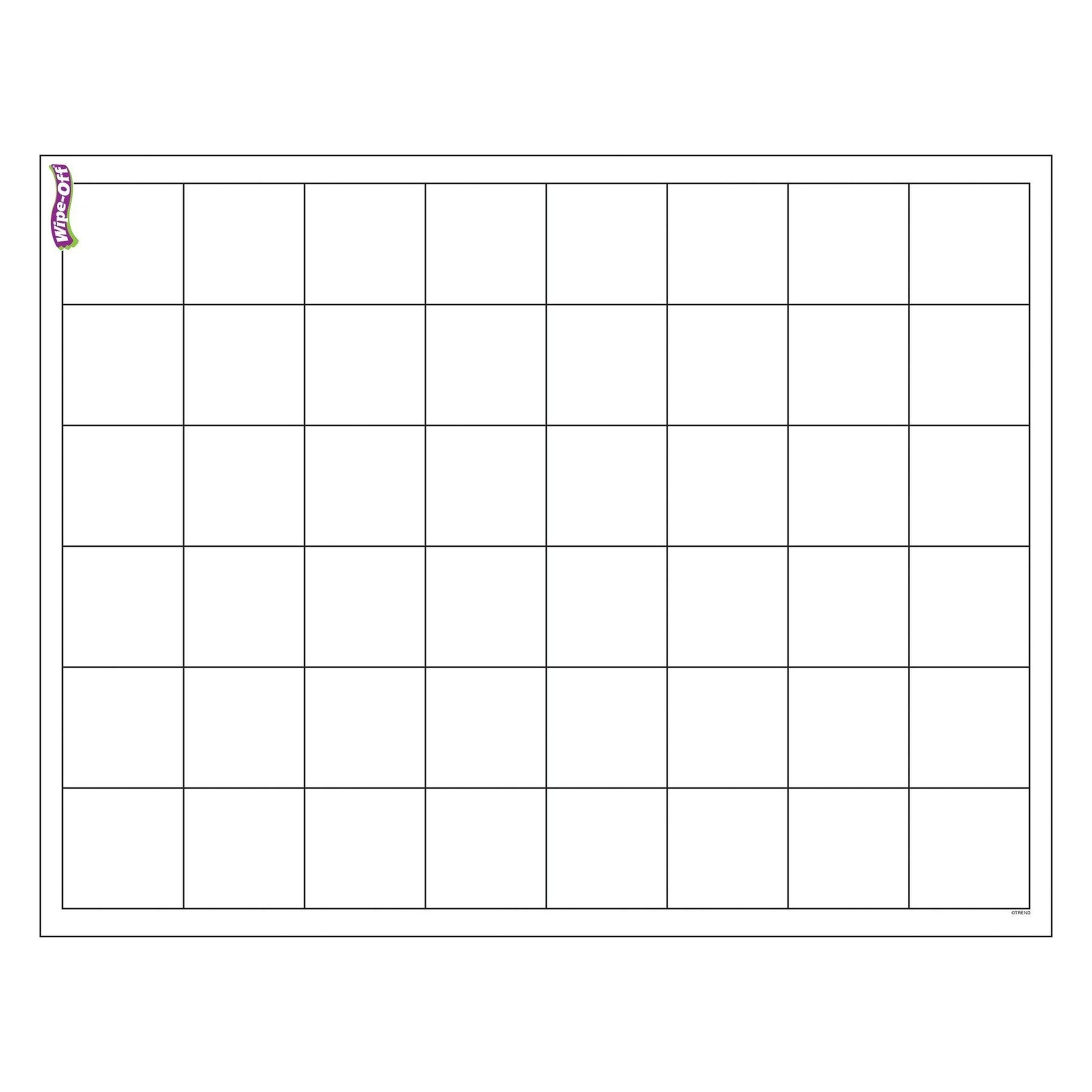 TREND ENTERPRISES INC Graphing Grid (Large Squares) Wipe-Off® Chart