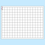 TREND ENTERPRISES INC Graphing Grid (Small Squares) Wipe-Off® Chart