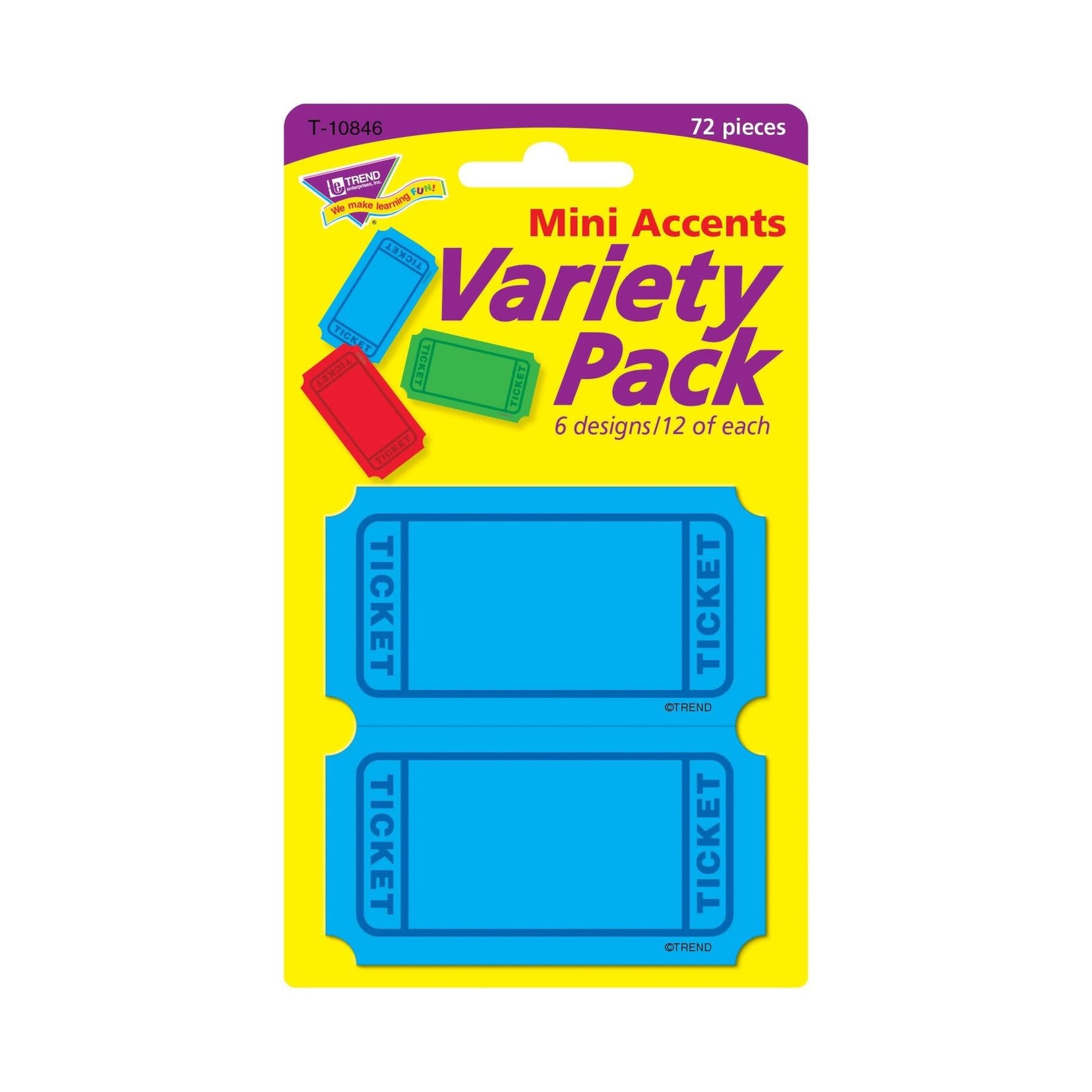 TREND ENTERPRISES INC Winning Tickets Mini Accents Variety Pack