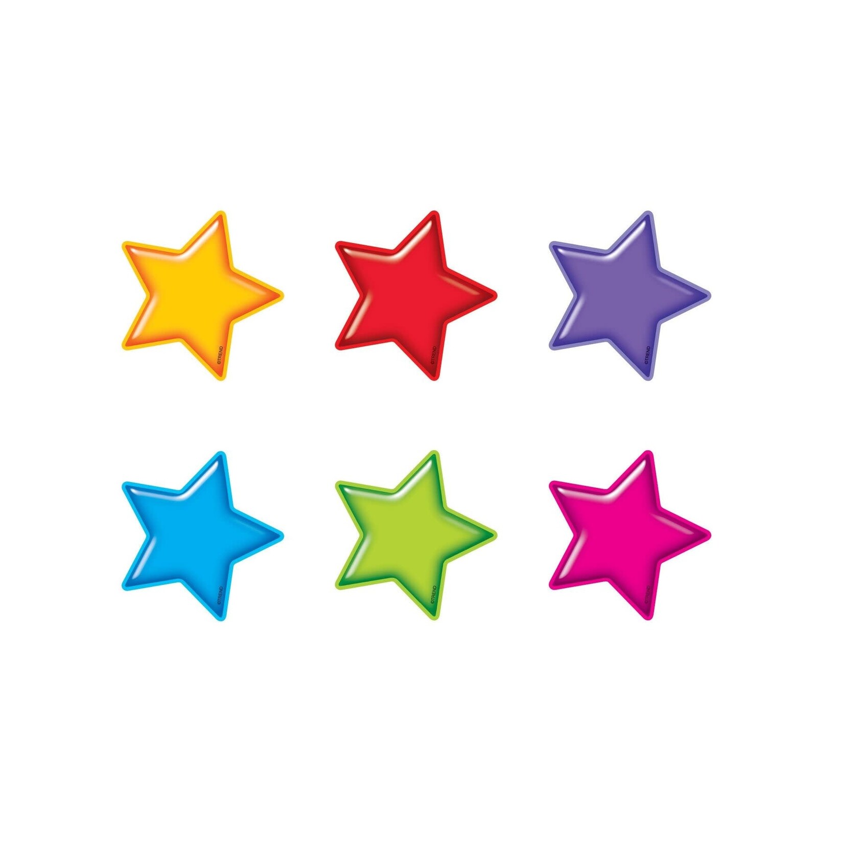TREND ENTERPRISES INC Gumdrop Stars Mini Accents Variety Pack