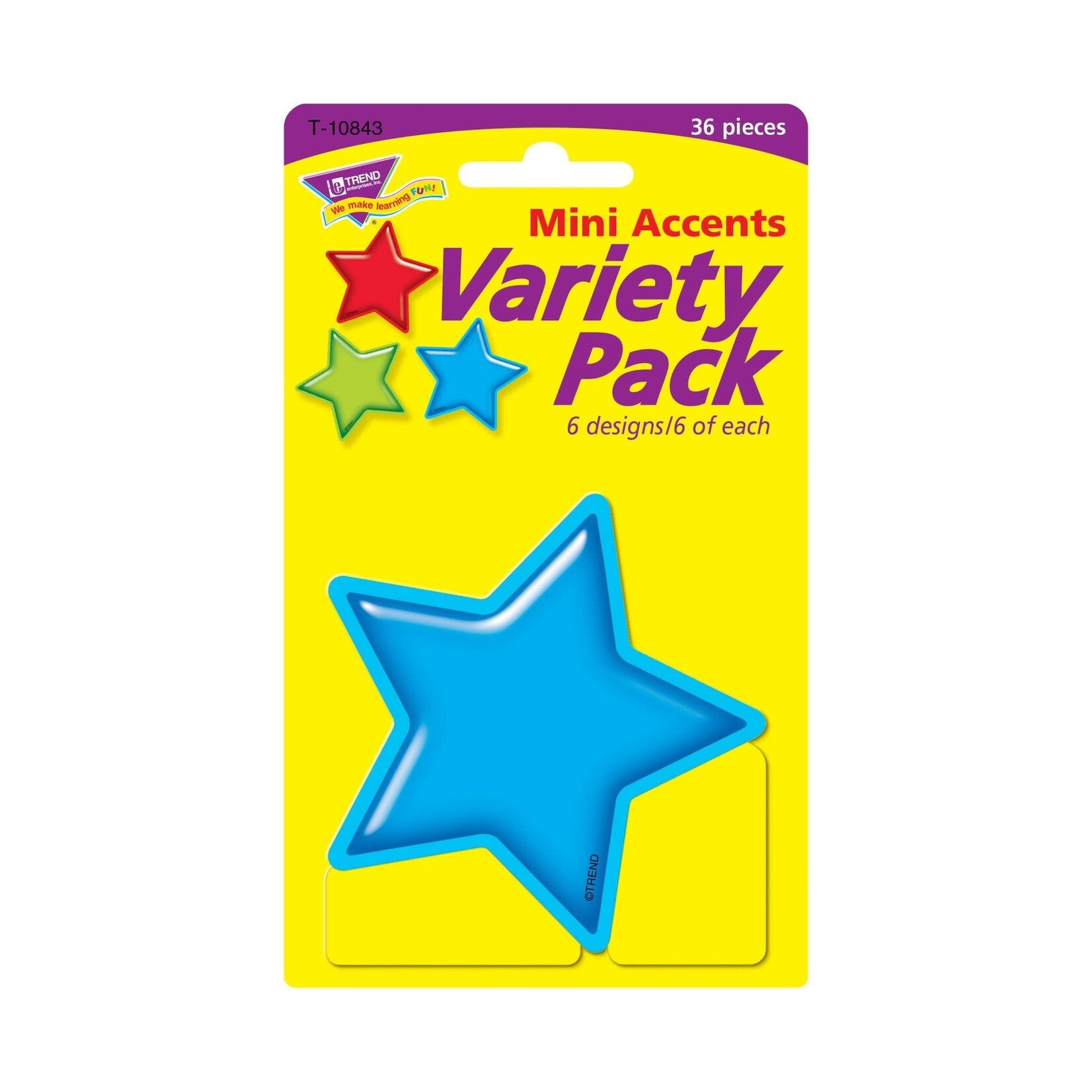 TREND ENTERPRISES INC Gumdrop Stars Mini Accents Variety Pack