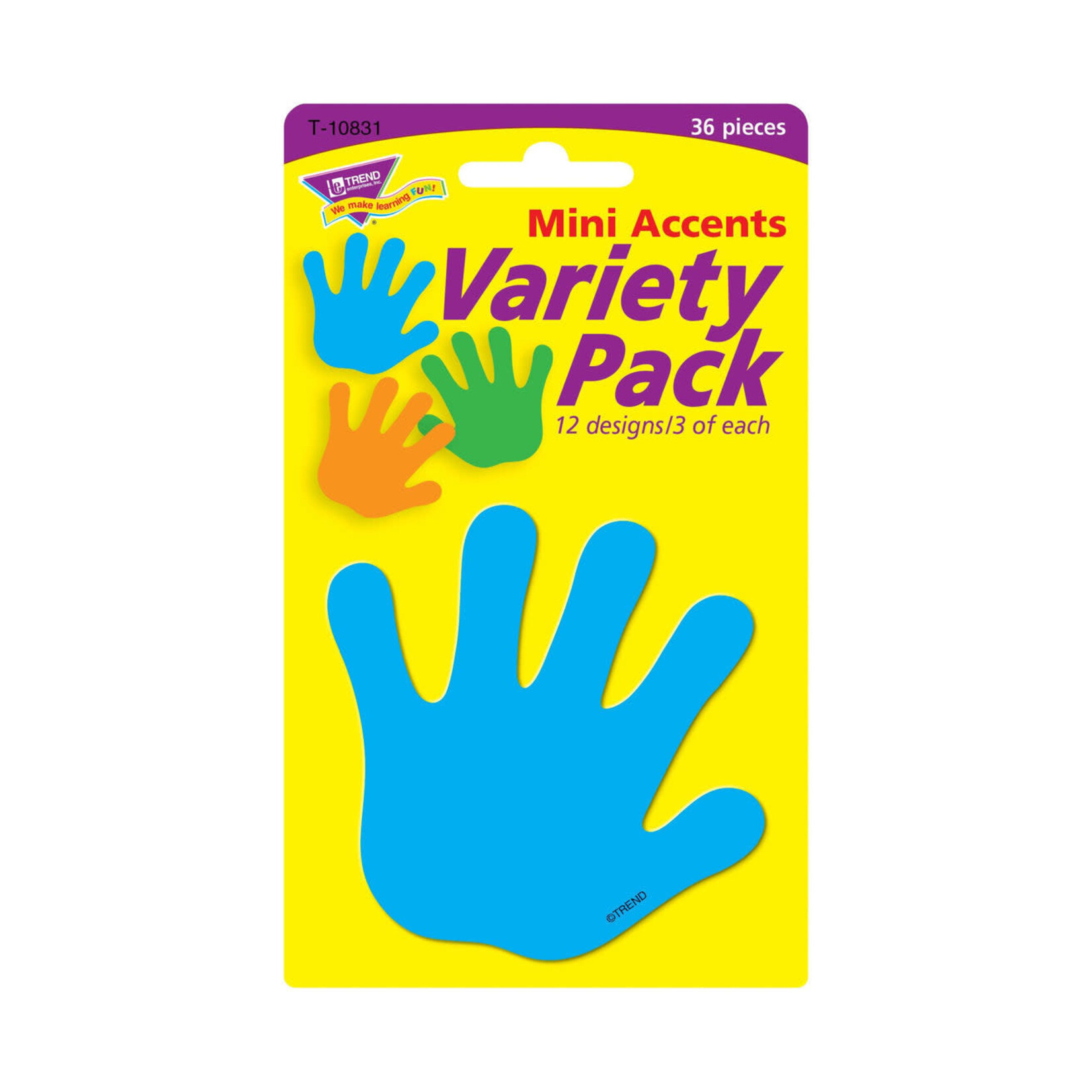 TREND ENTERPRISES INC Handprints Mini Accents Variety Pack