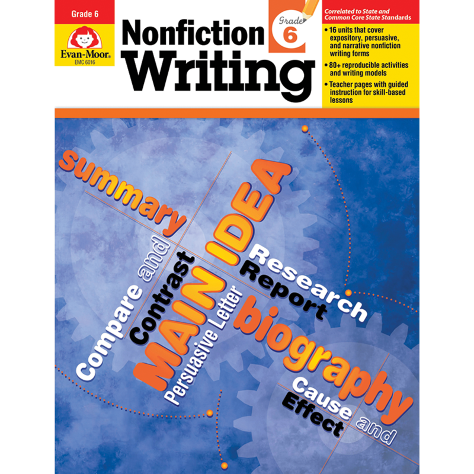 CARSON DELLOSA PUBLISHING CO Nonfiction Writing, Grade 6 - Teacher Reproducibles