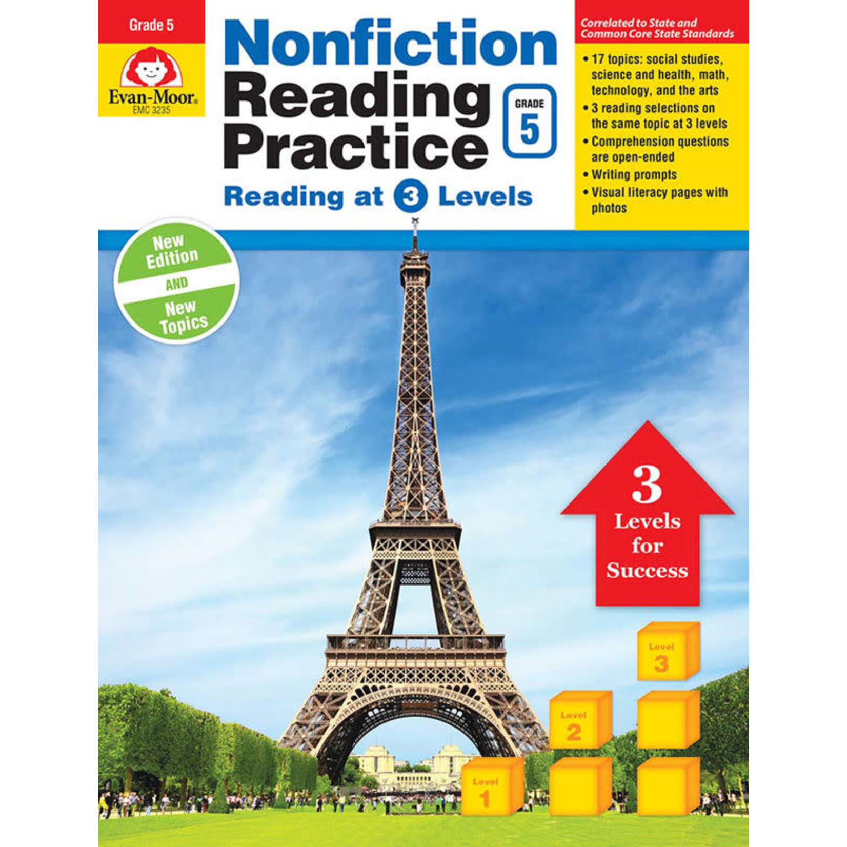 CARSON DELLOSA PUBLISHING CO Nonfiction Reading Practice, Grade 5 - Teacher Reproducibles