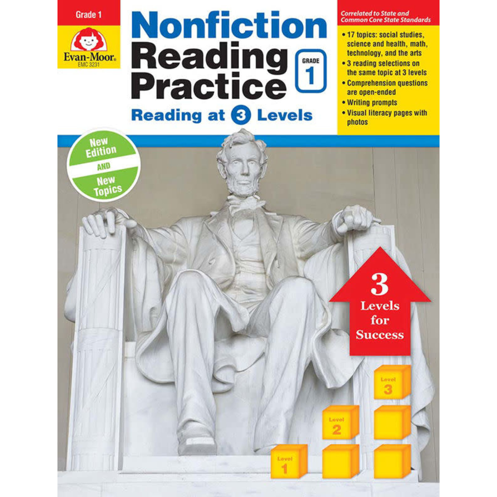 CARSON DELLOSA PUBLISHING CO Nonfiction Reading Practice, Grade 1 - Teacher Reproducibles