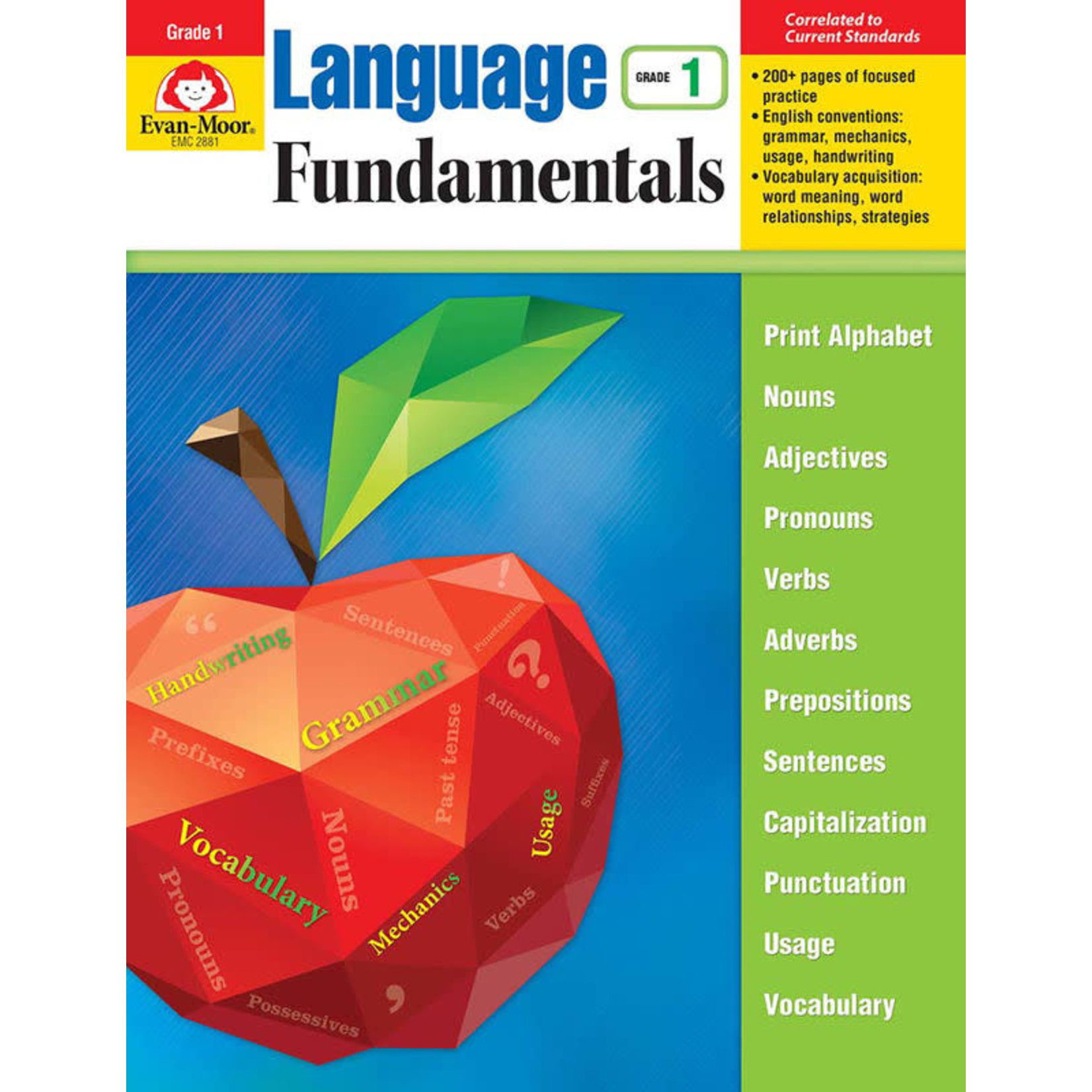 CARSON DELLOSA PUBLISHING CO Language Fundamentals, Grade 1 - Teacher Reproducibles