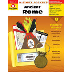 CARSON DELLOSA PUBLISHING CO History Pockets: Ancient Rome, Grades 4-6 - Teacher Resource