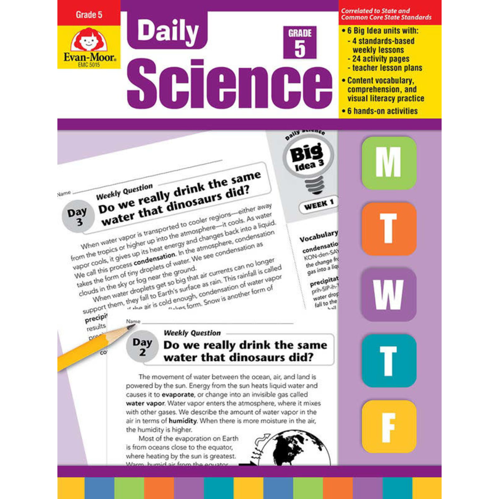 CARSON DELLOSA PUBLISHING CO Daily Science, Grade 5 - Teacher's Edition